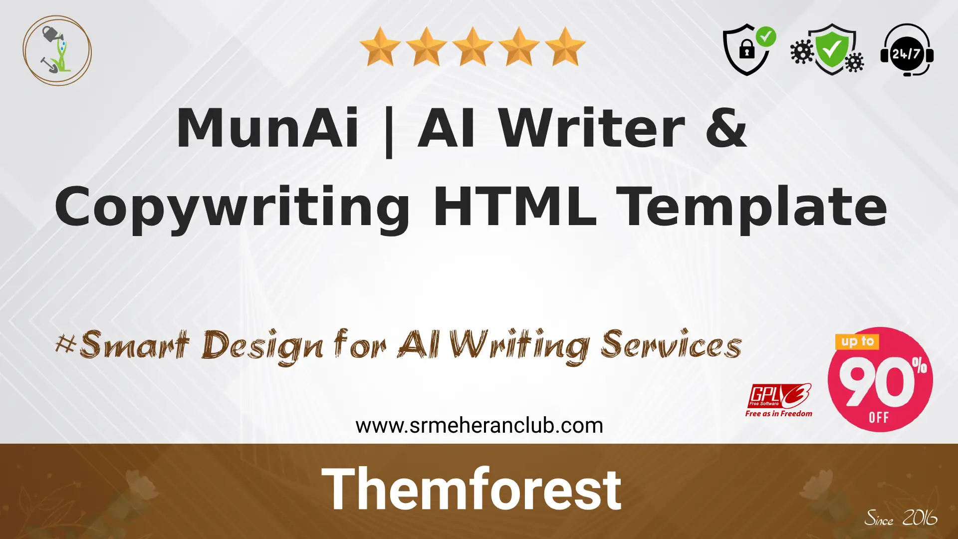 MunAi | AI Writer & Copywriting HTML Template — Template by Themeforest