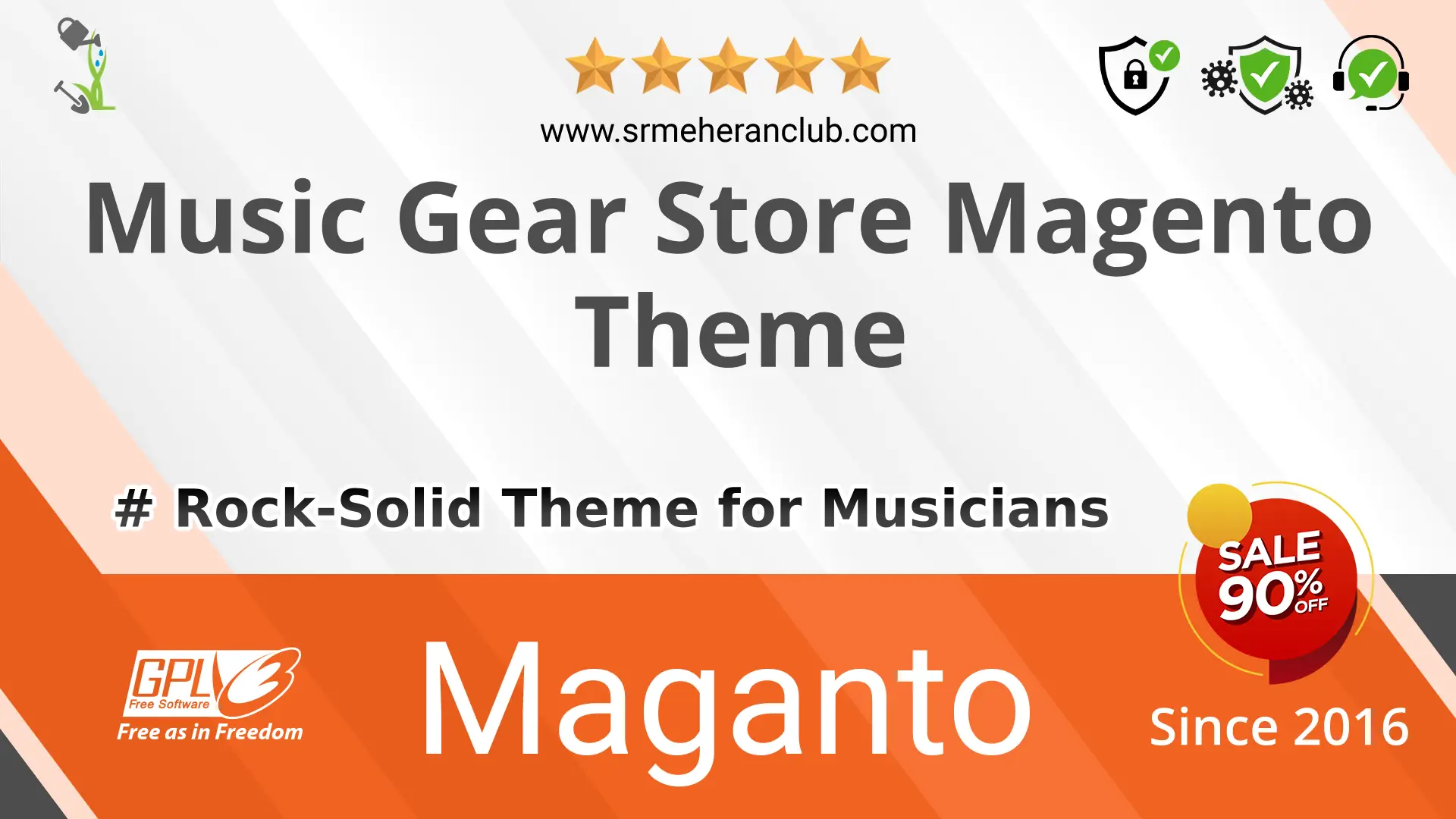 Music Gear Store Magento Theme — Theme by Templatemonster