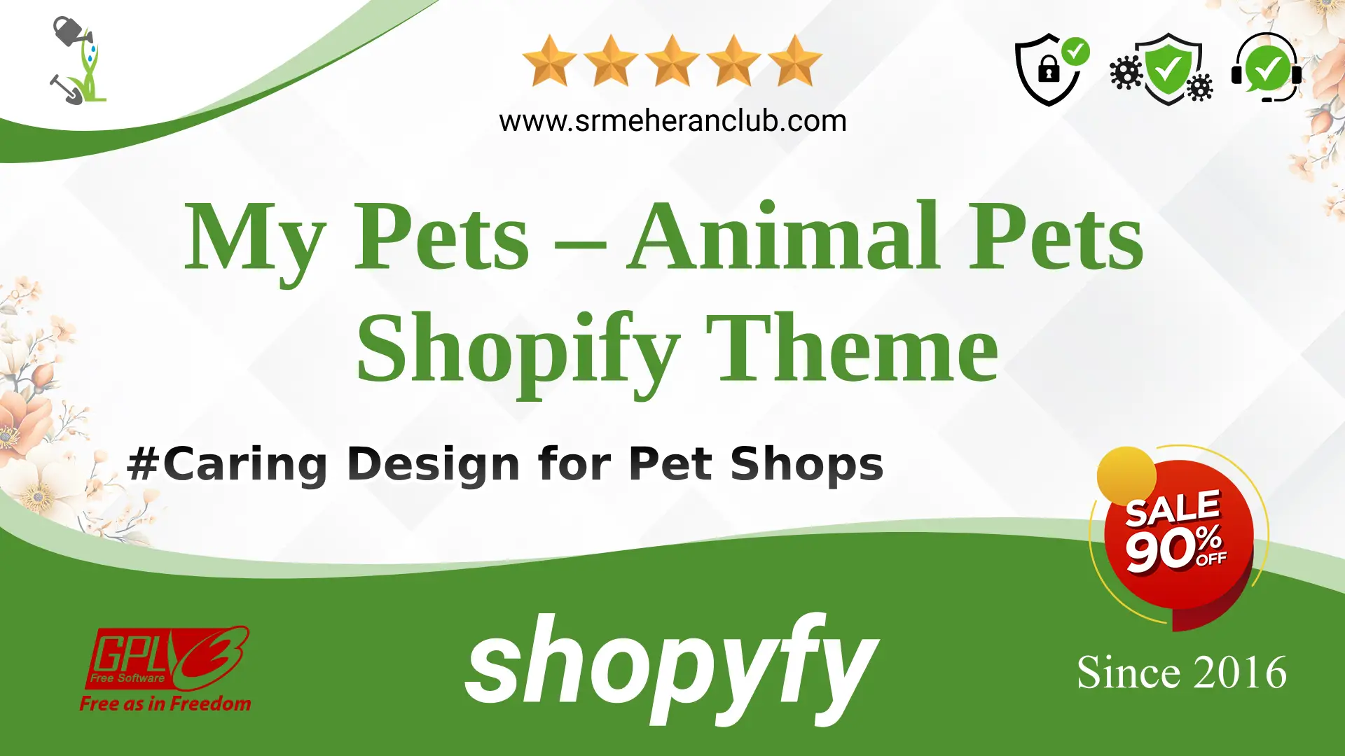 My Pets – Animal Pets Shopify Theme — Theme by Templatemonster
