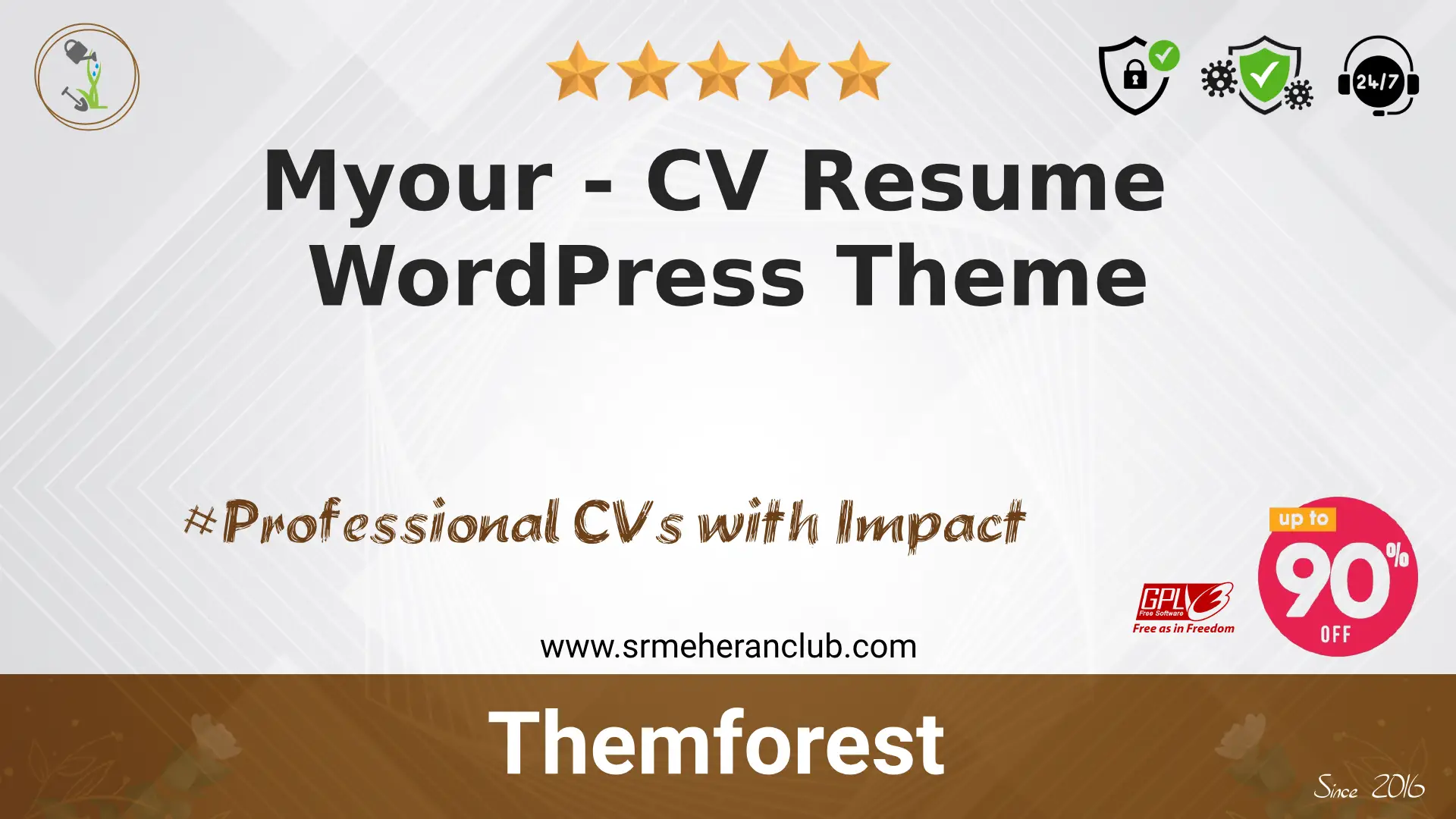 Myour – CV Resume WordPress Theme — Theme by Themeforest