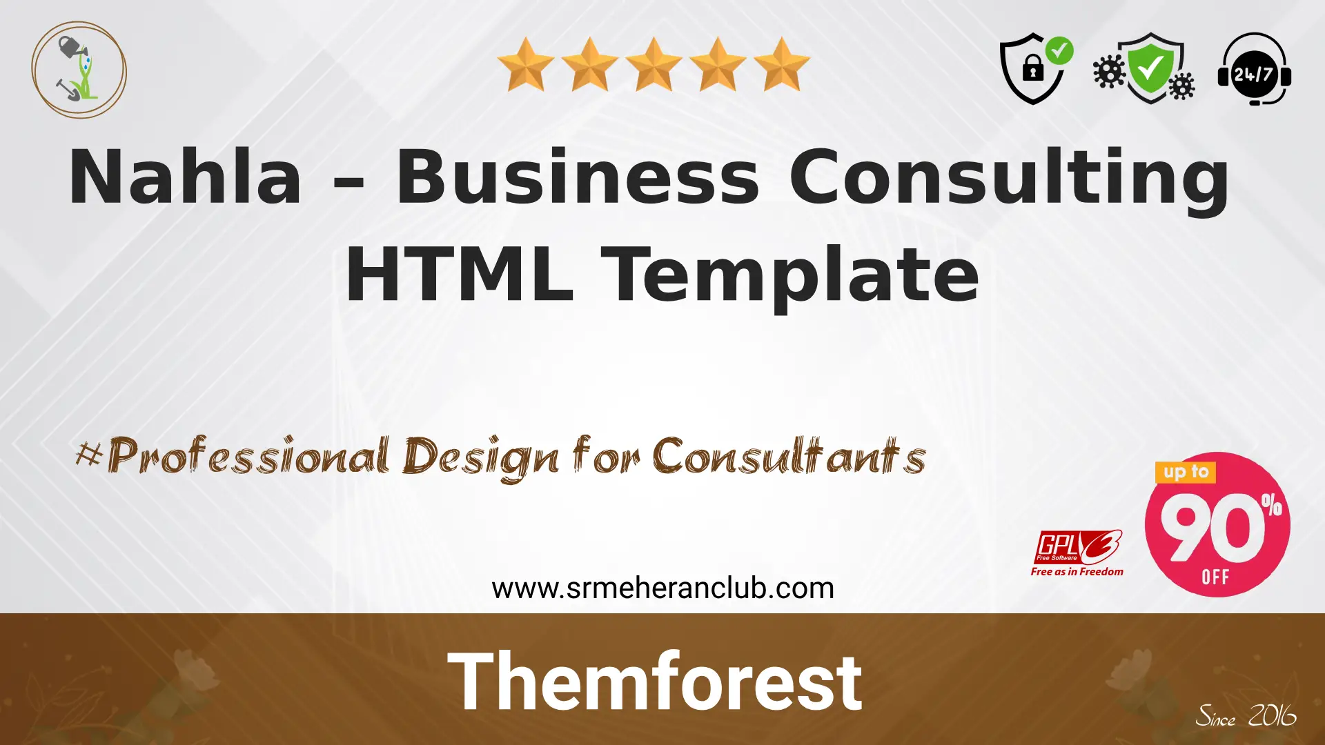 Nahla – Business Consulting HTML Template — Template by Themeforest