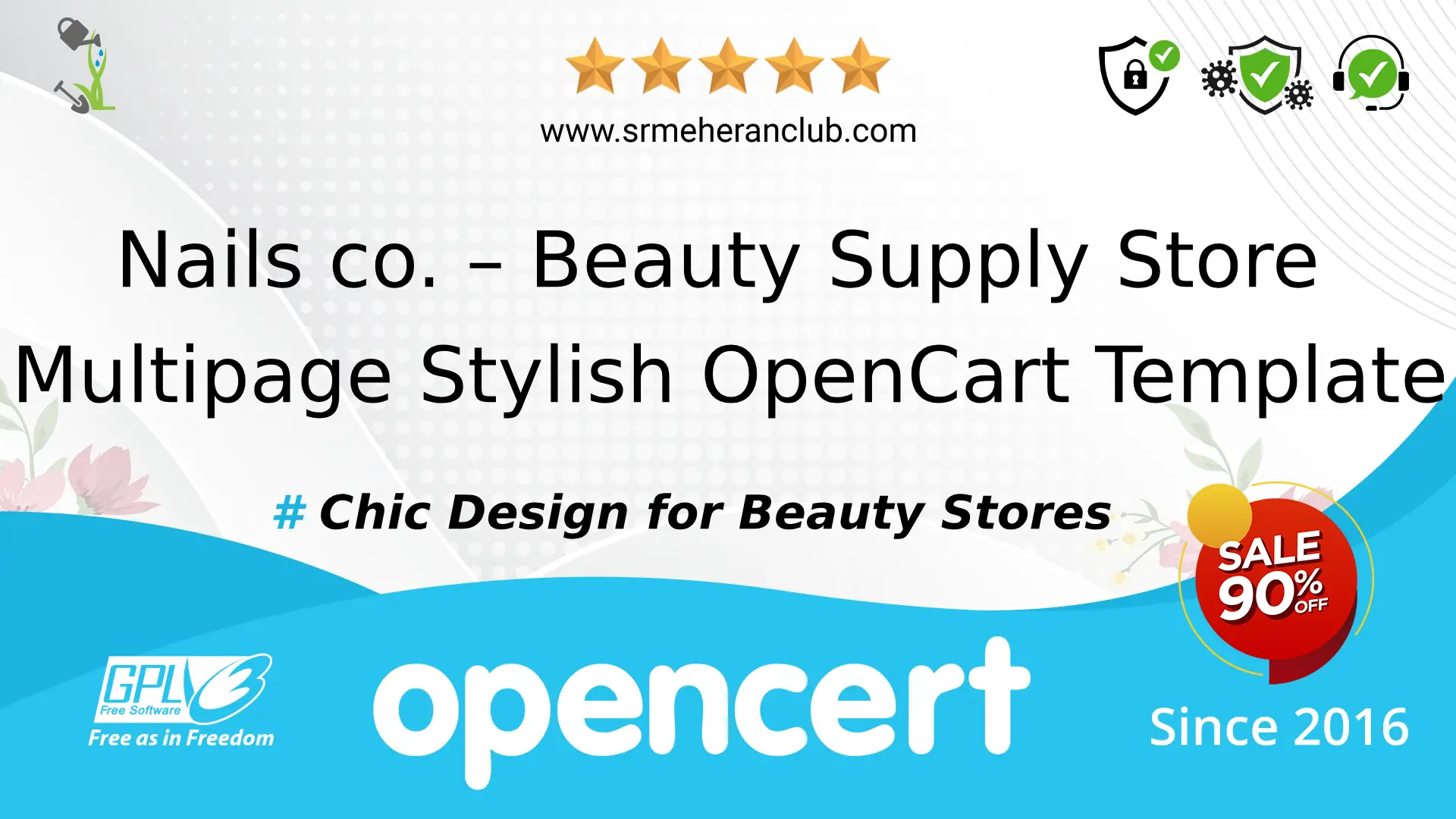 Nails co. – Beauty Supply Store Multipage Stylish OpenCart Template