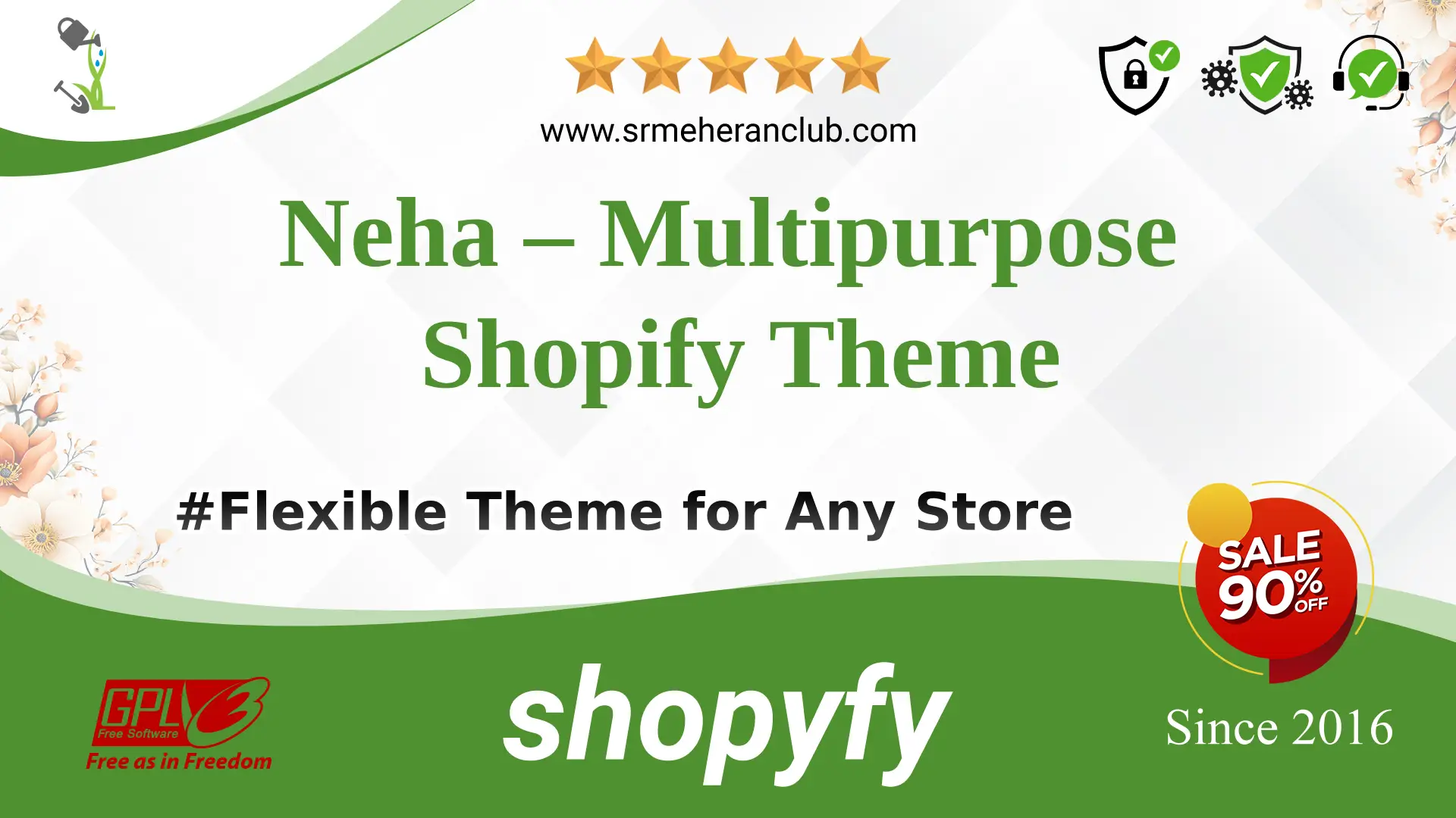 Neha – Multipurpose Shopify Theme — Theme by Templatemonster