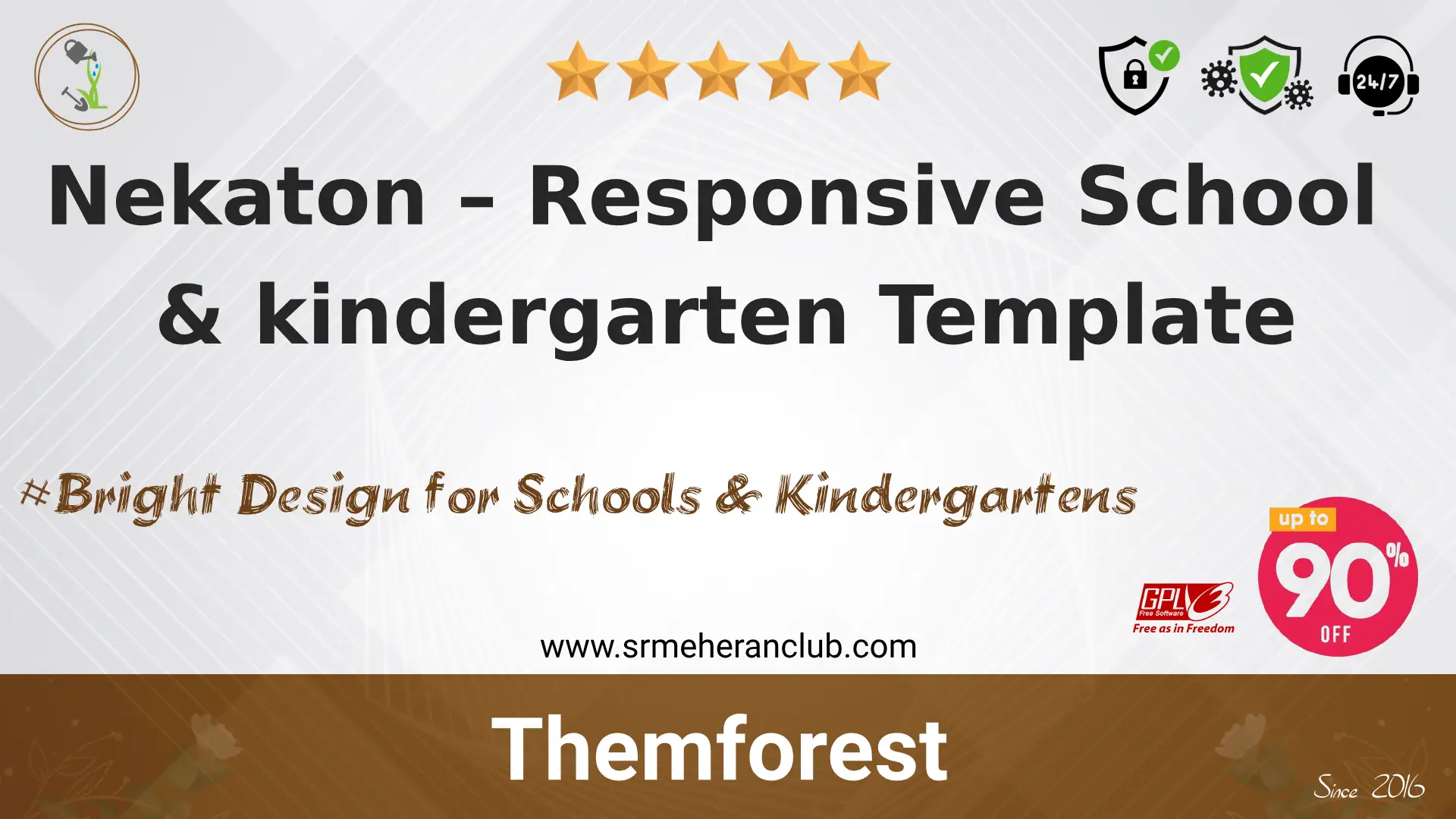 Nekaton – Responsive School & kindergarten Template
