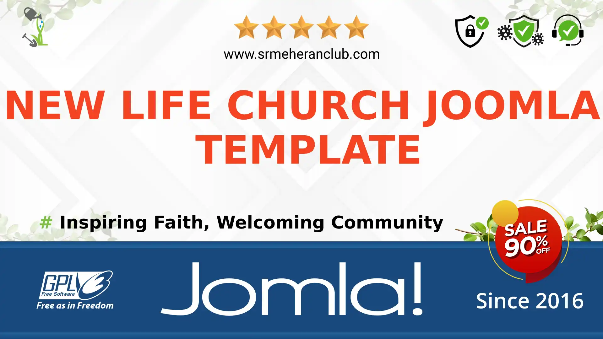 New Life Church Joomla Template — Theme by Templatemonster