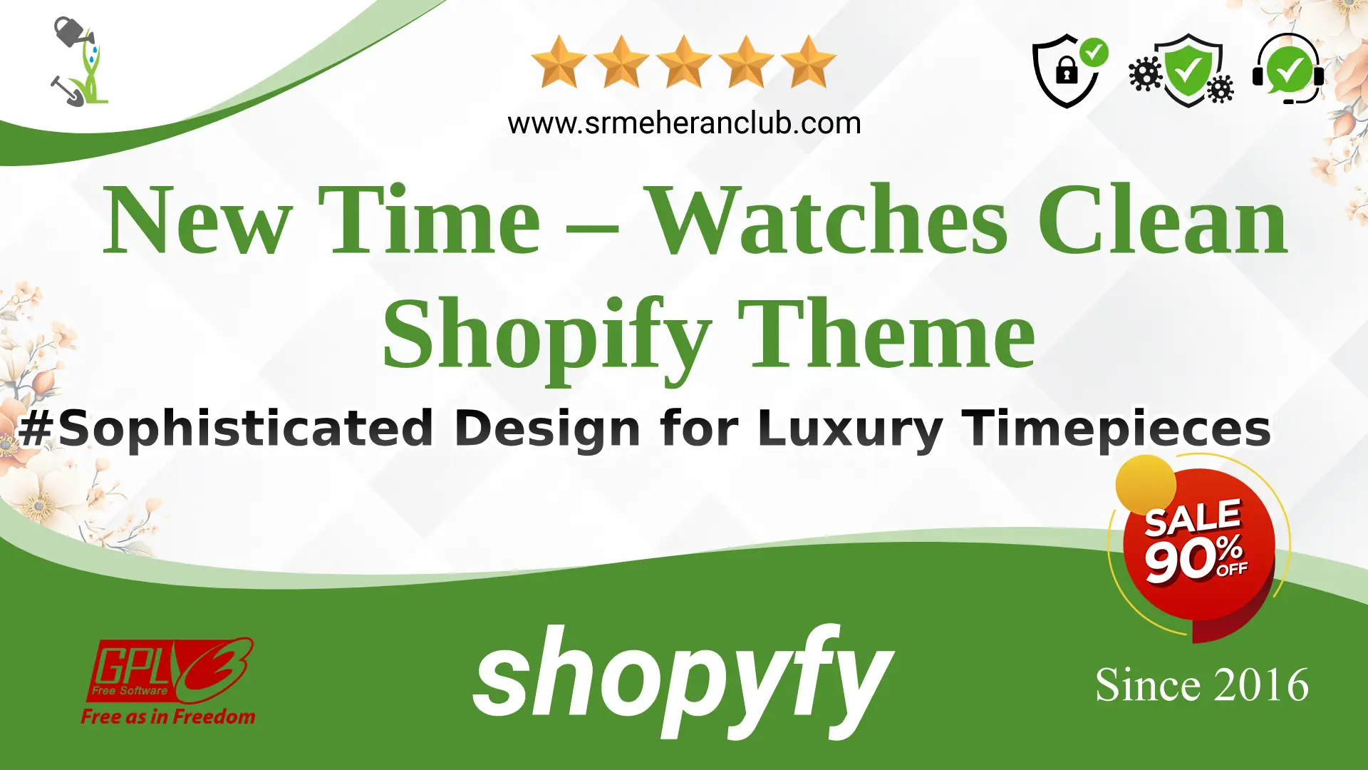 New Time – Watches Clean Shopify Theme