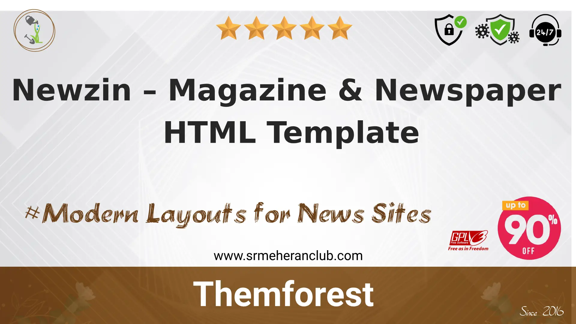Newzin – Magazine & Newspaper HTML Template — Template by Themeforest