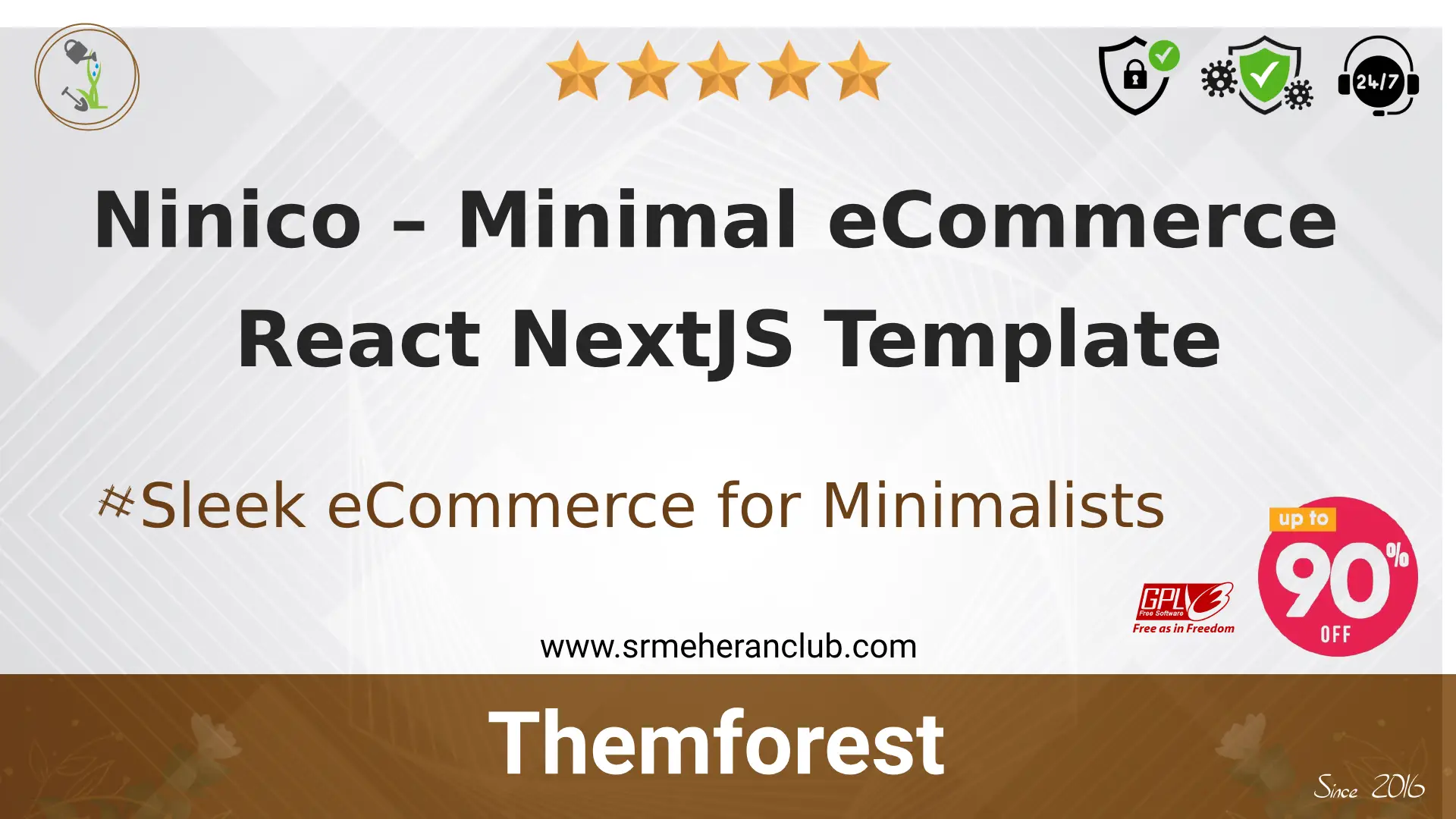 Ninico – Minimal eCommerce React NextJS Template