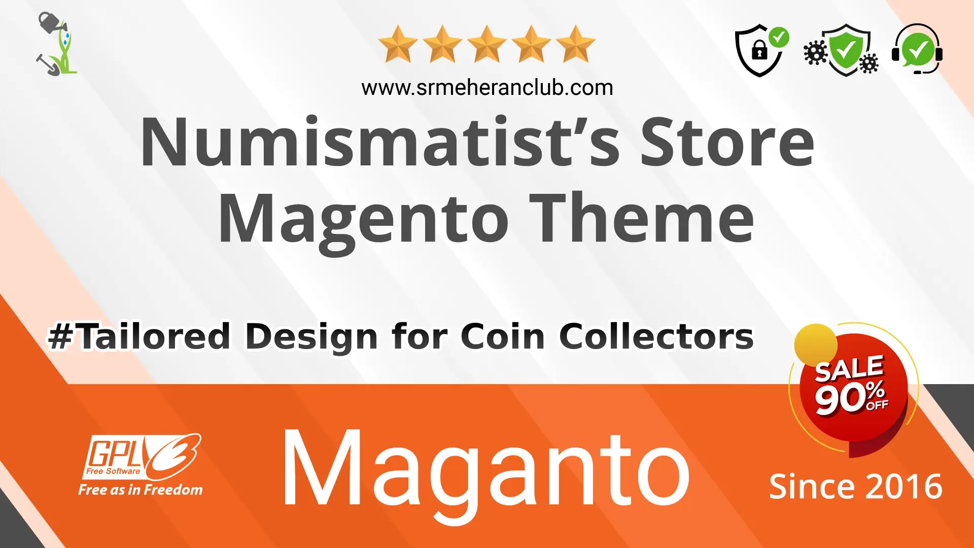 Numismatist’s Store Magento Theme — Theme by Templatemonster