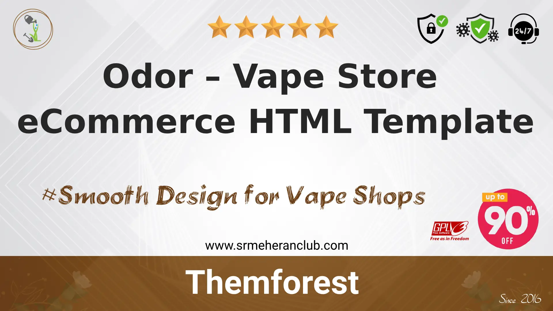 Odor – Vape Store eCommerce HTML Template