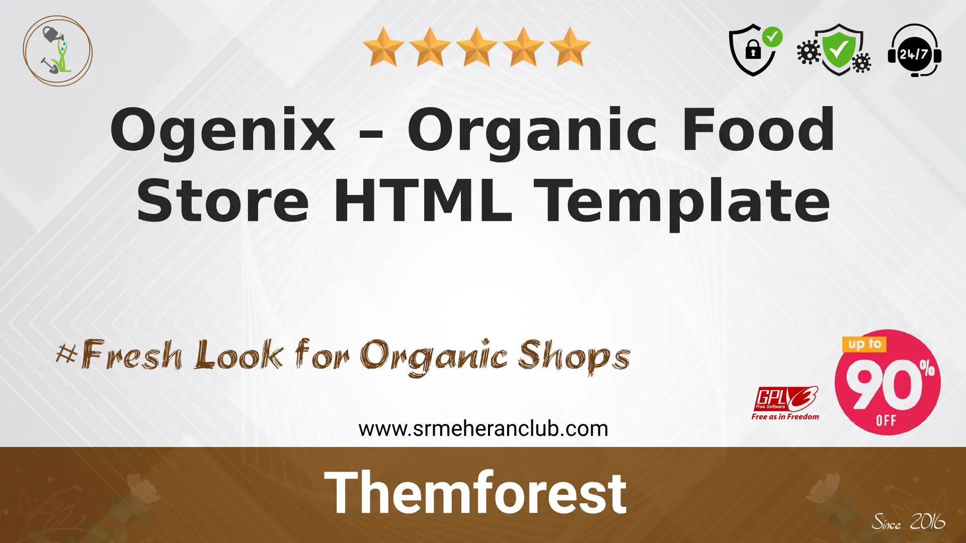 Ogenix – Organic Food Store HTML Template — Template by Themeforest