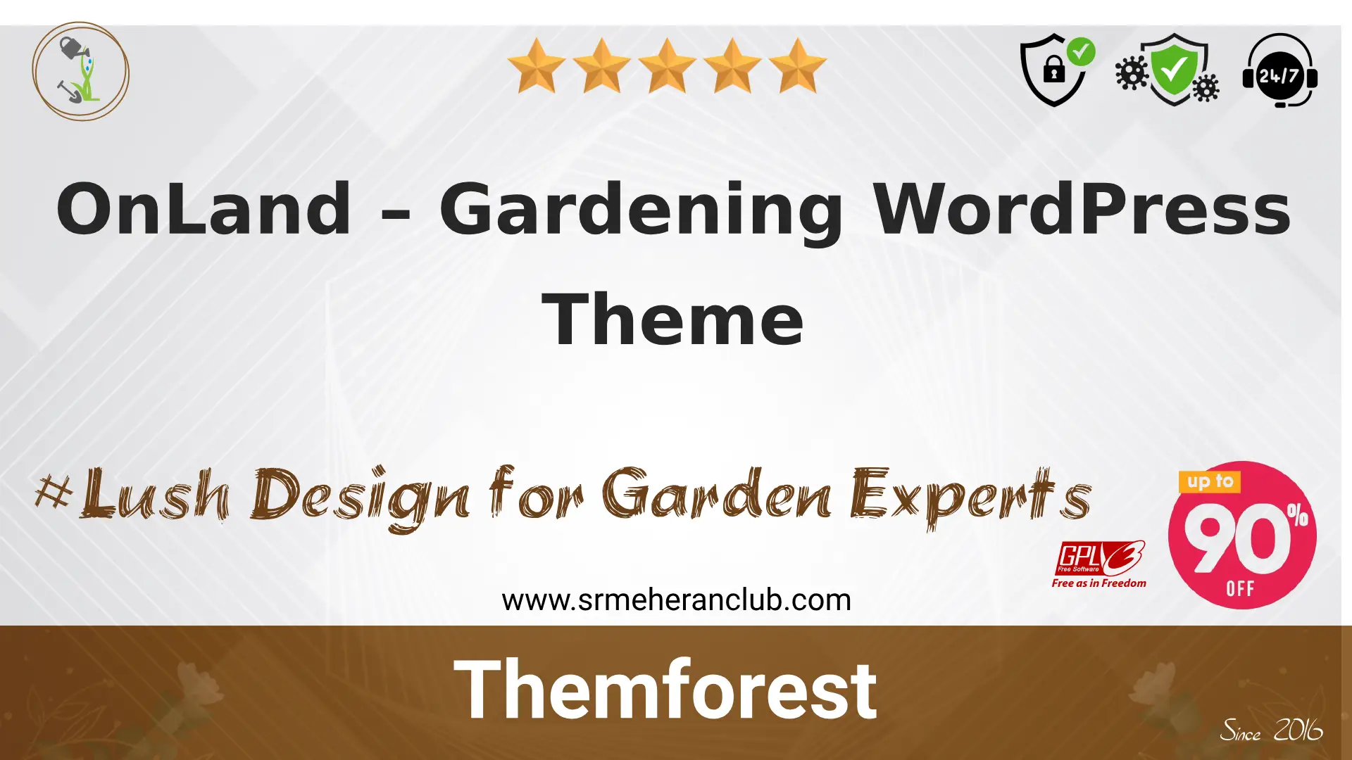 OnLand – Gardening WordPress Theme — Theme by Themeforest