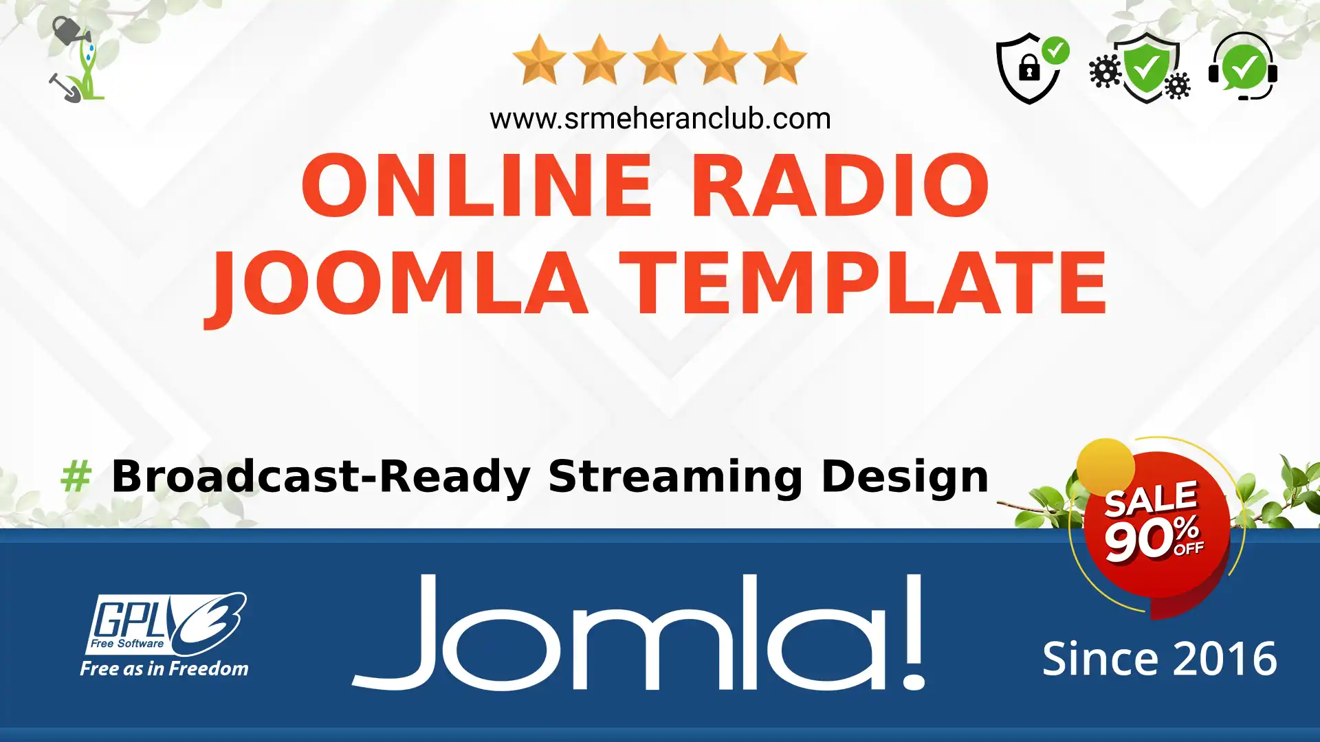 Online Radio Joomla Template — Theme by Templatemonster