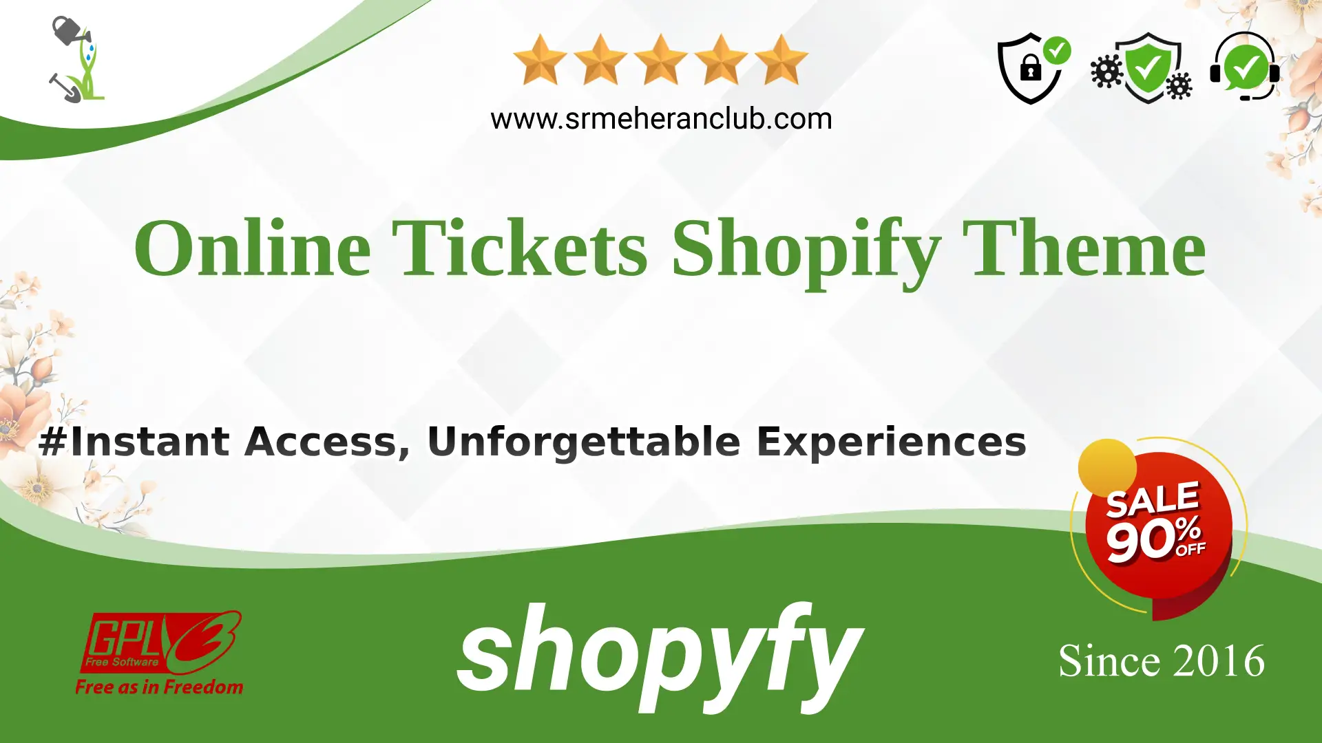 Online Tickets Shopify Theme — Theme by Templatemonster