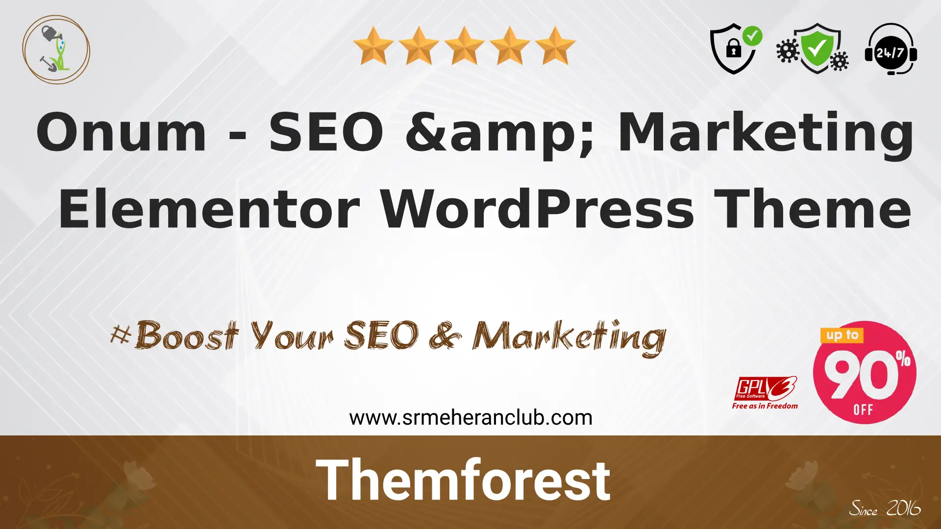 Onum – SEO & Marketing Elementor WordPress Theme — Theme by Themeforest