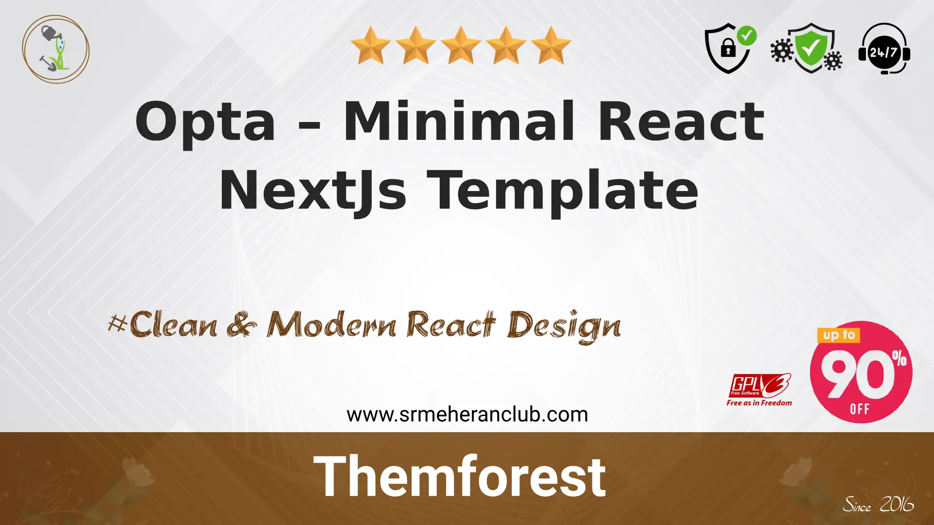 Opta – Minimal React NextJs Template — Template by Themeforest