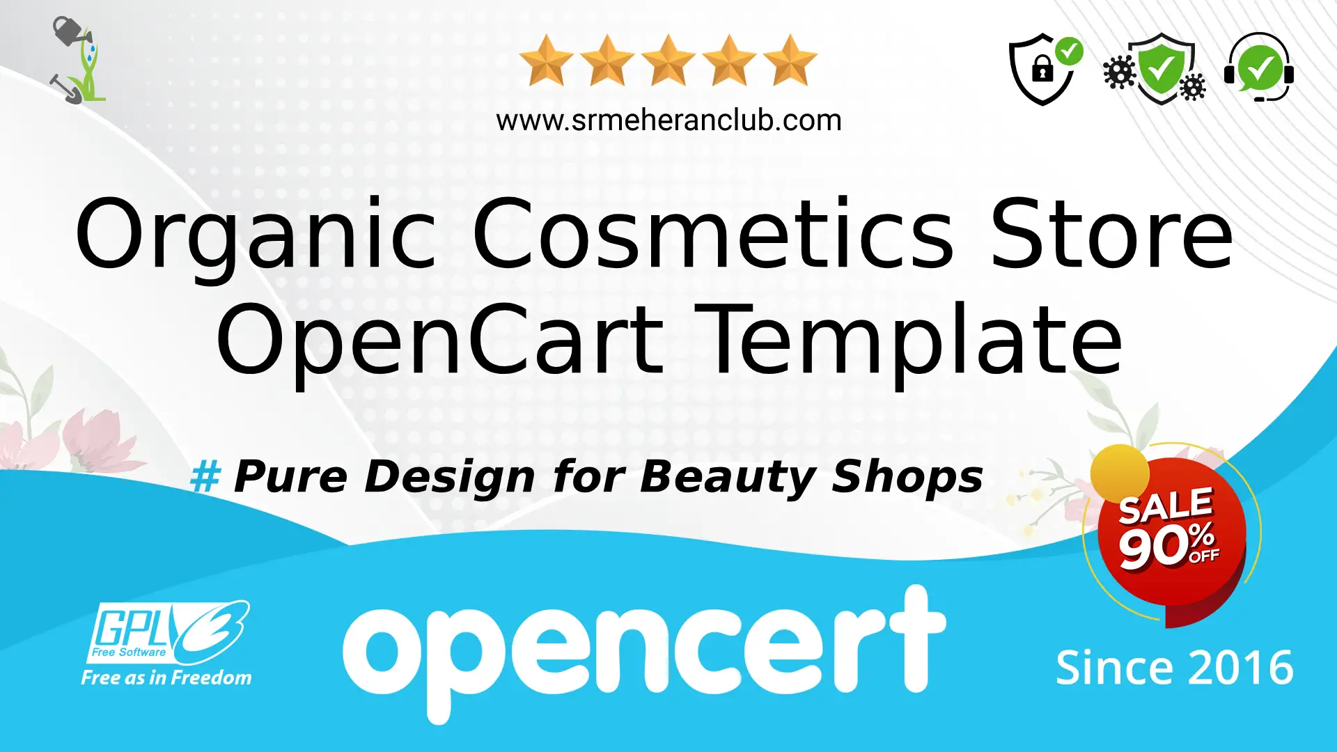 Organic Cosmetics Store OpenCart Template — Template by Templatemonster