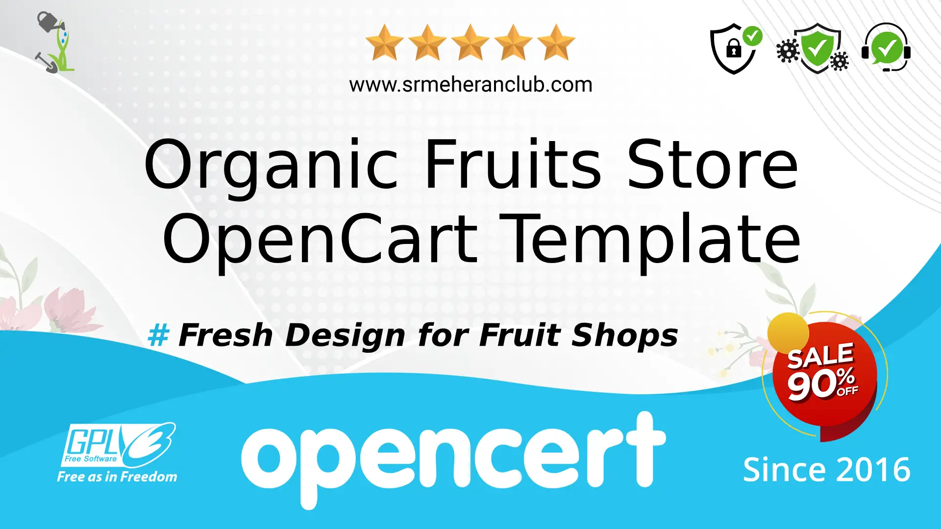 Organic Fruits Store OpenCart Template — Template by Templatemonster