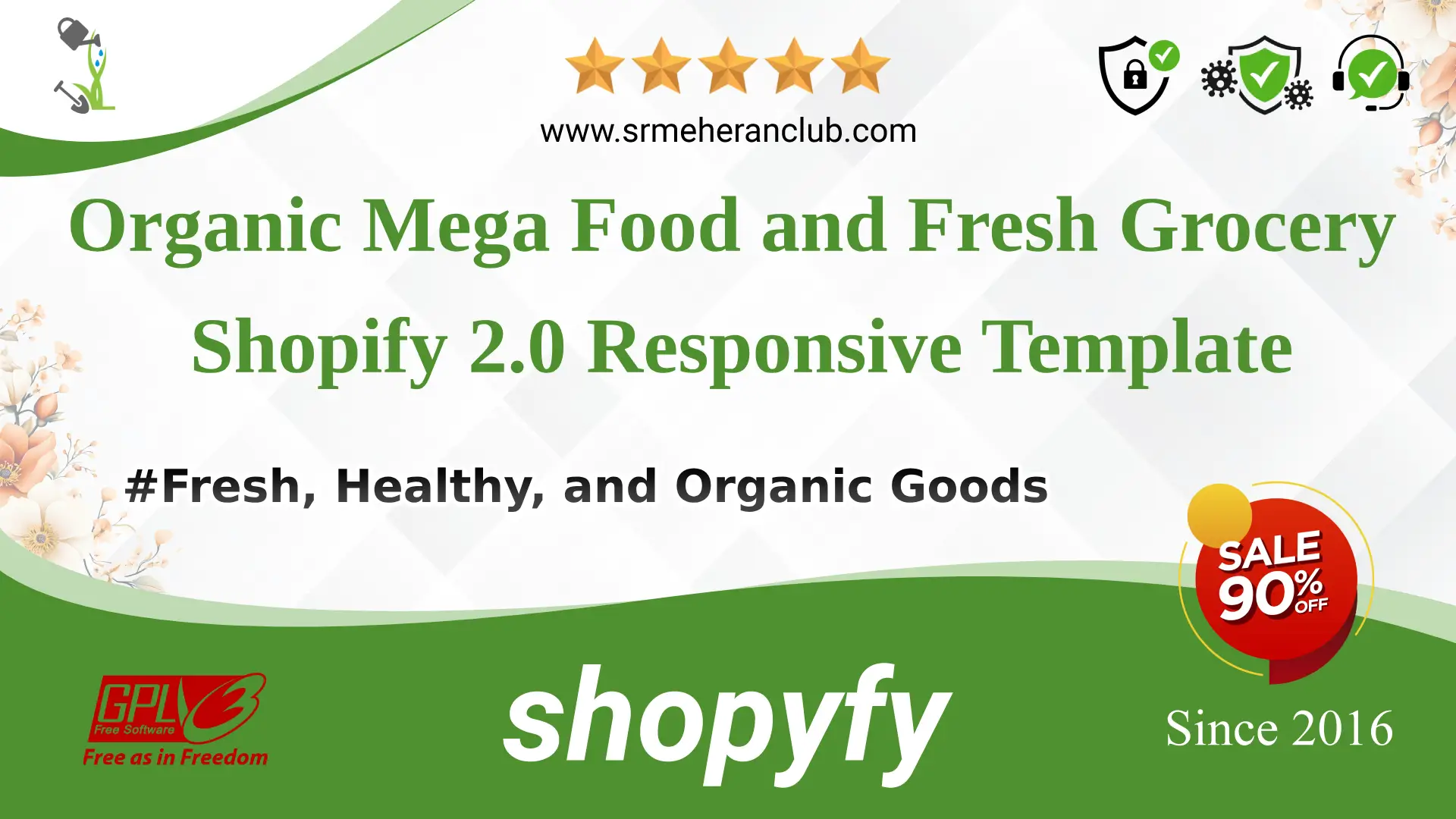 Organic Mega Food and Fresh Grocery Shopify 2.0 Responsive Template — Theme by Templatemonster
