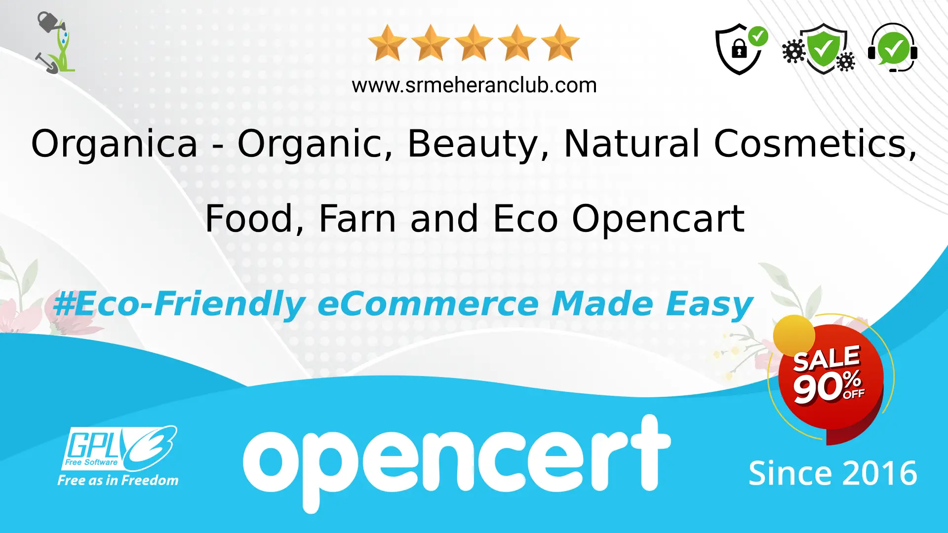 Organica – Organic, Beauty, Natural Cosmetics, Food, Farn and Eco Opencart 2.3 & 3.x