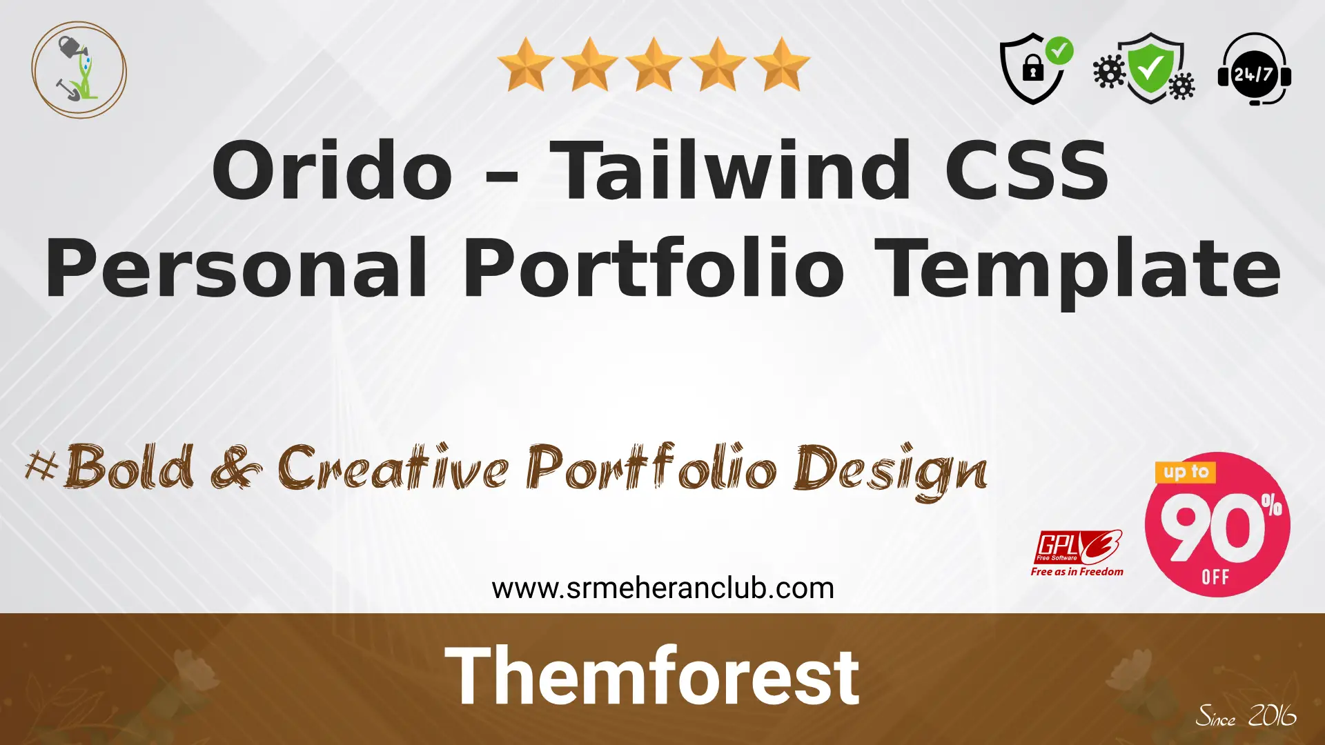 Orido – Tailwind CSS Personal Portfolio Template