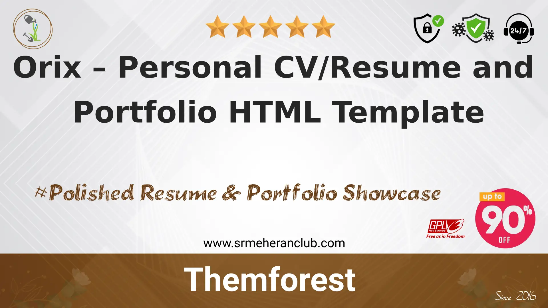 Orix – Personal CV/Resume and Portfolio HTML Template