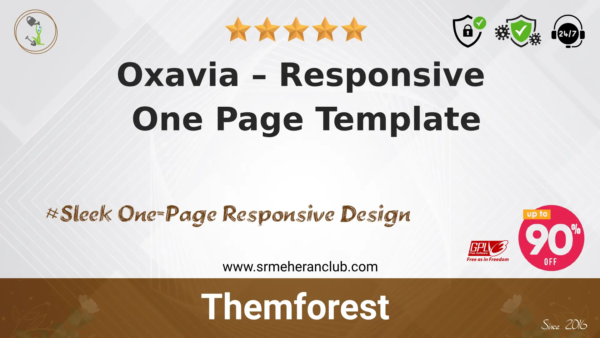 Oxavia – Responsive One Page Template