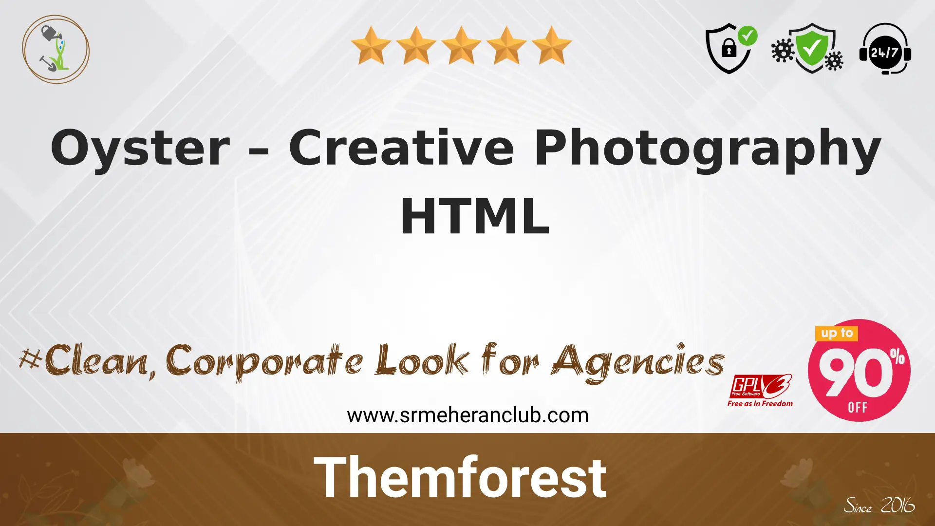 Oyster – Creative Photography HTML — Template by Themeforest