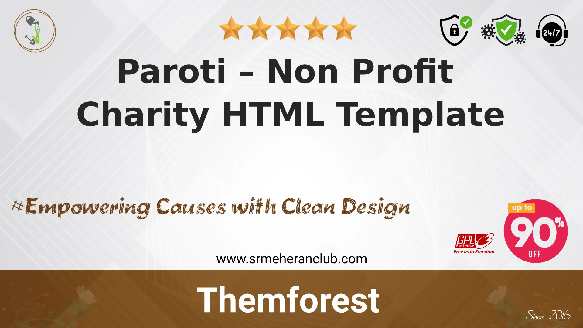 Paroti – Non Profit Charity HTML Template — Template by Themeforest