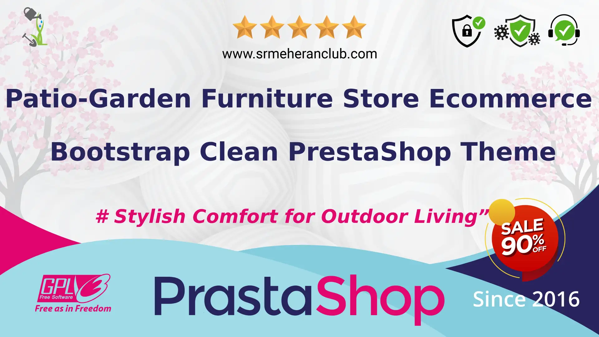Patio-Garden Furniture Store Ecommerce Bootstrap Clean PrestaShop Theme