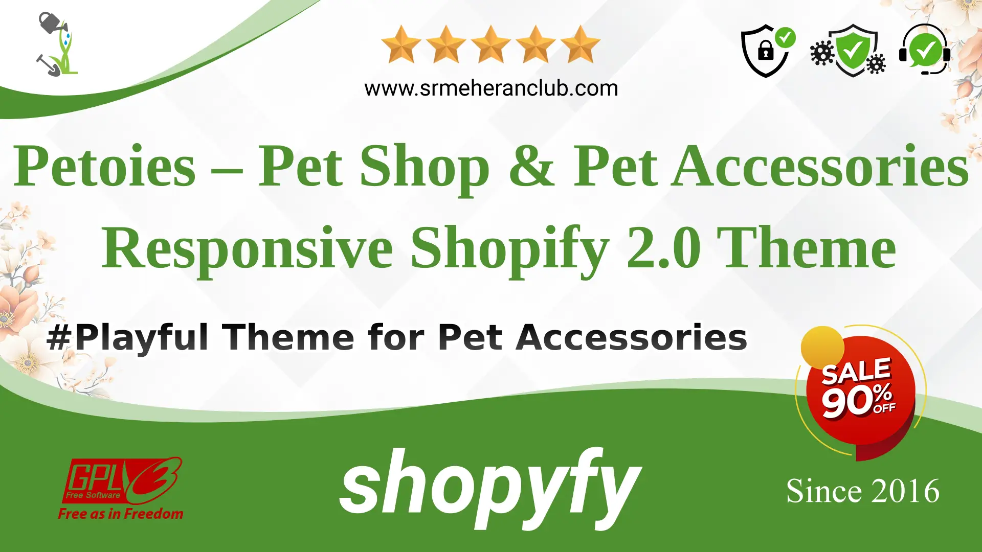 Petoies – Pet Shop & Pet Accessories Responsive Shopify 2.0 Theme — Theme by Templatemonster