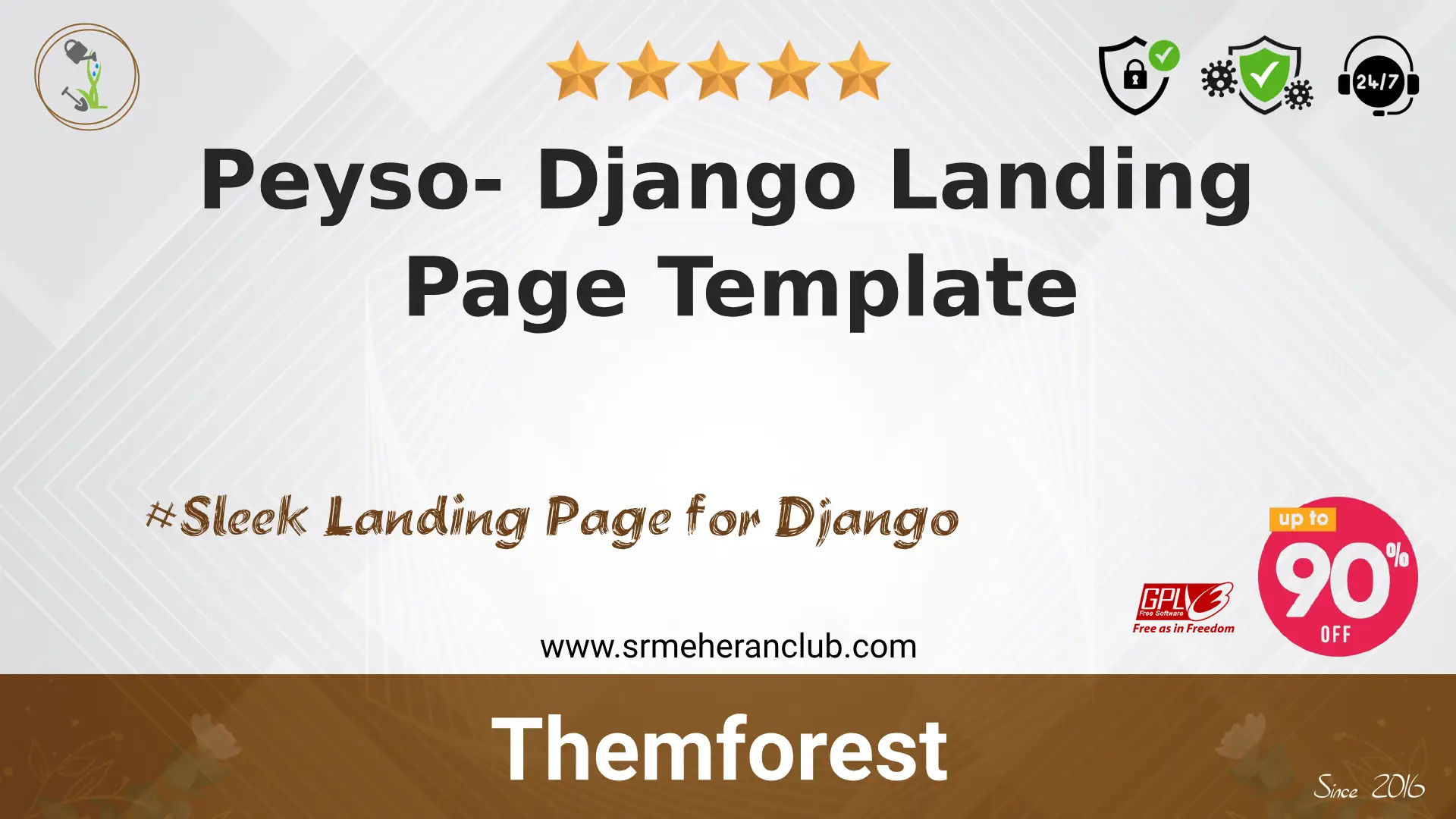 Peyso- Django Landing Page Template