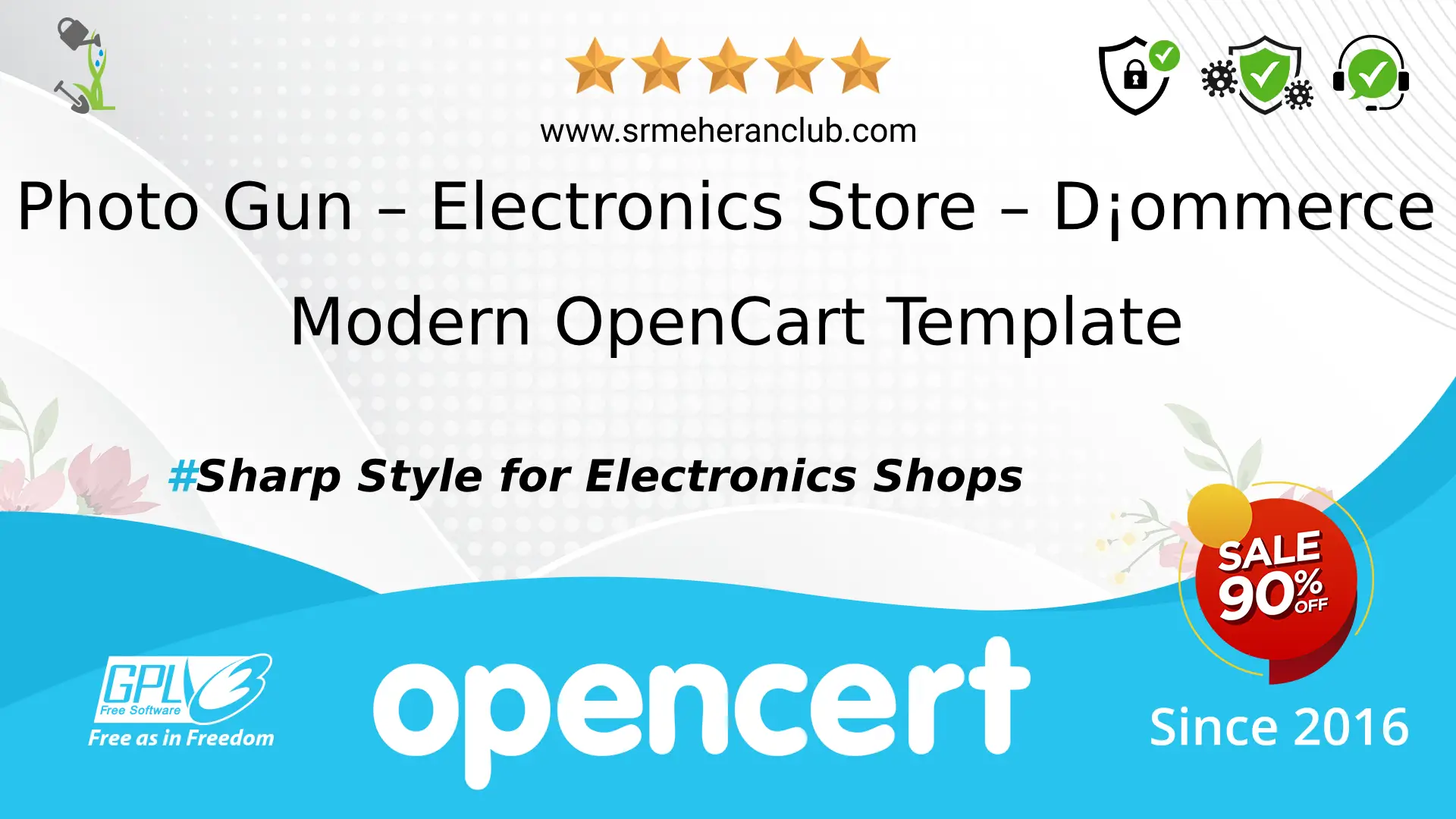 Photo Gun – Electronics Store – D¡ommerce Modern OpenCart Template — Template by Templatemonster