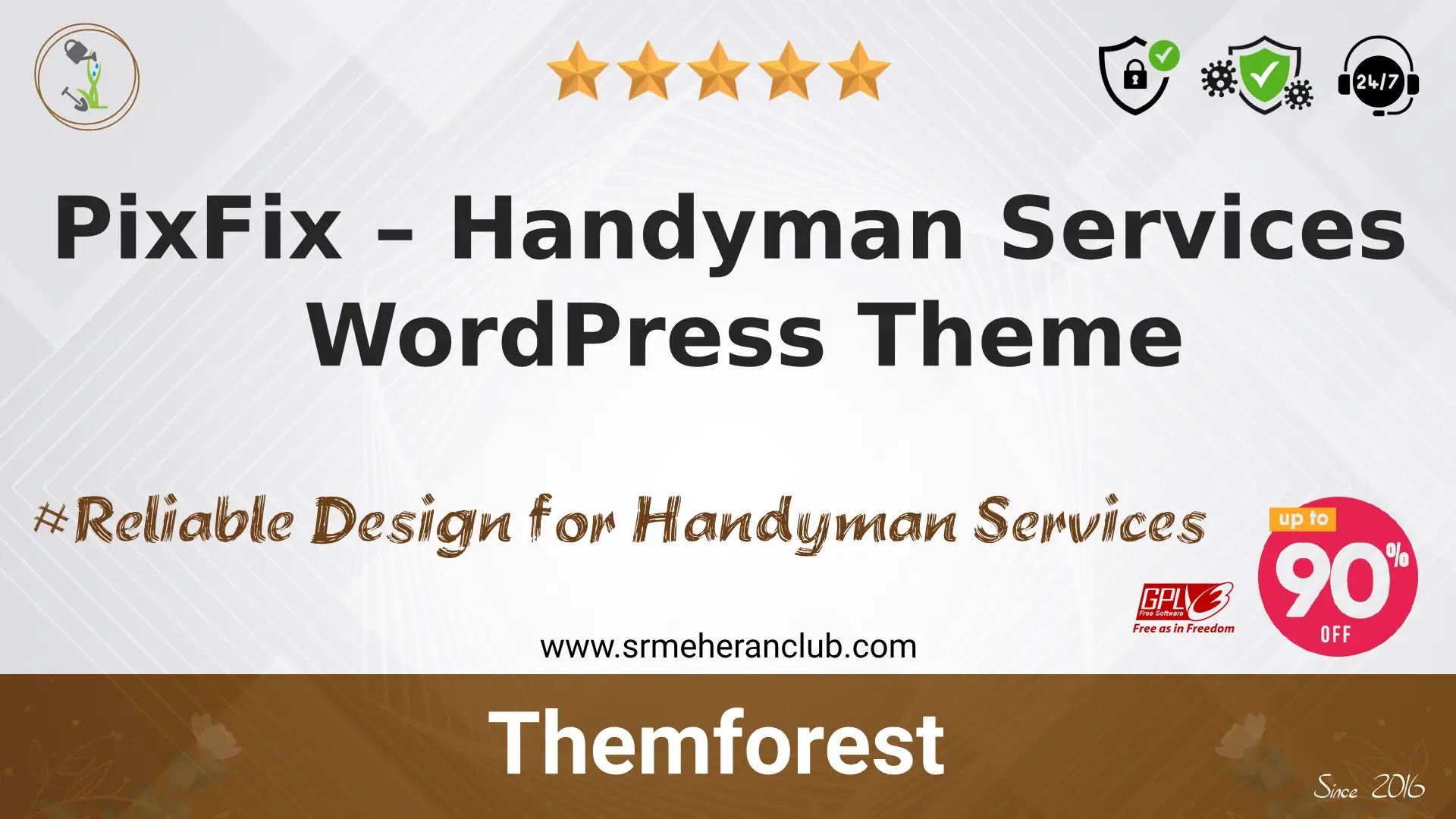 PixFix – Handyman Services WordPress Theme — Theme by Themeforest