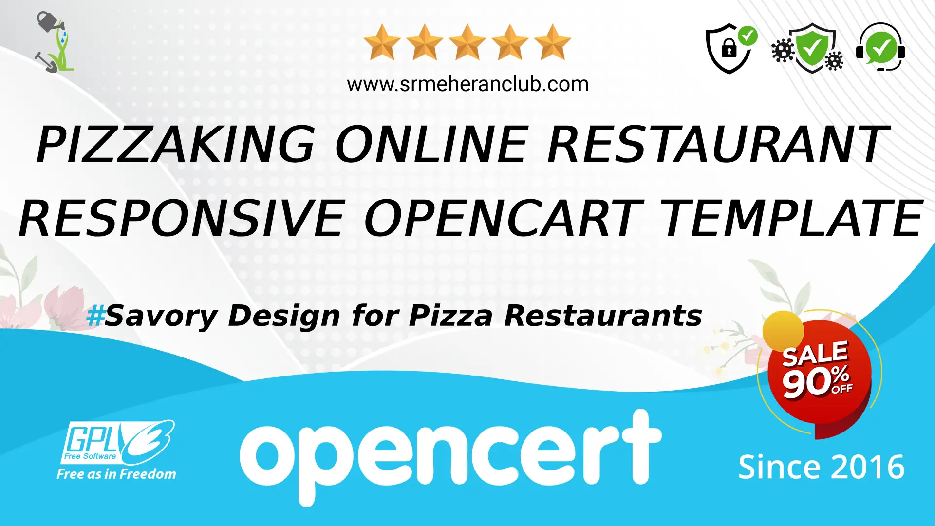 Pizzaking Online Restaurant Responsive OpenCart Template — Template by Templatemonster