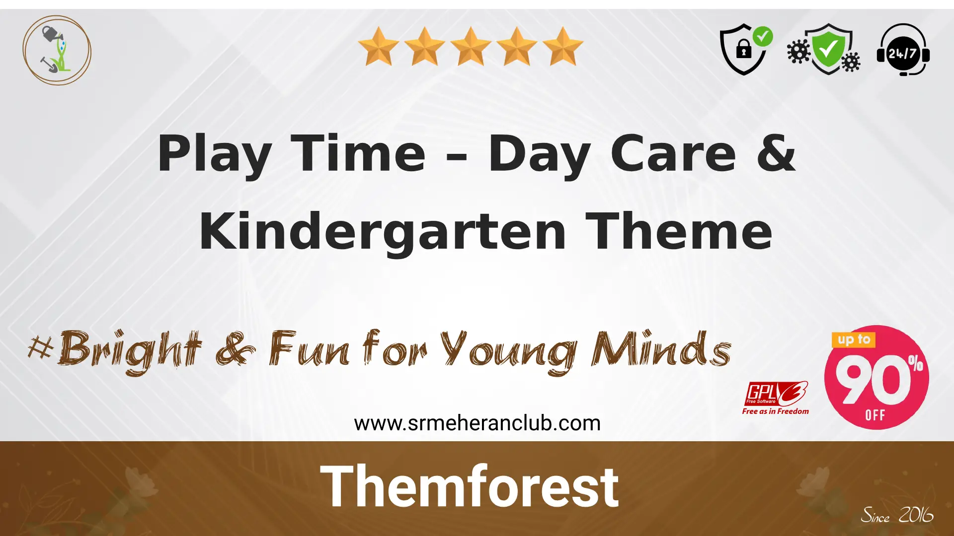 Play Time – Day Care & Kindergarten Theme