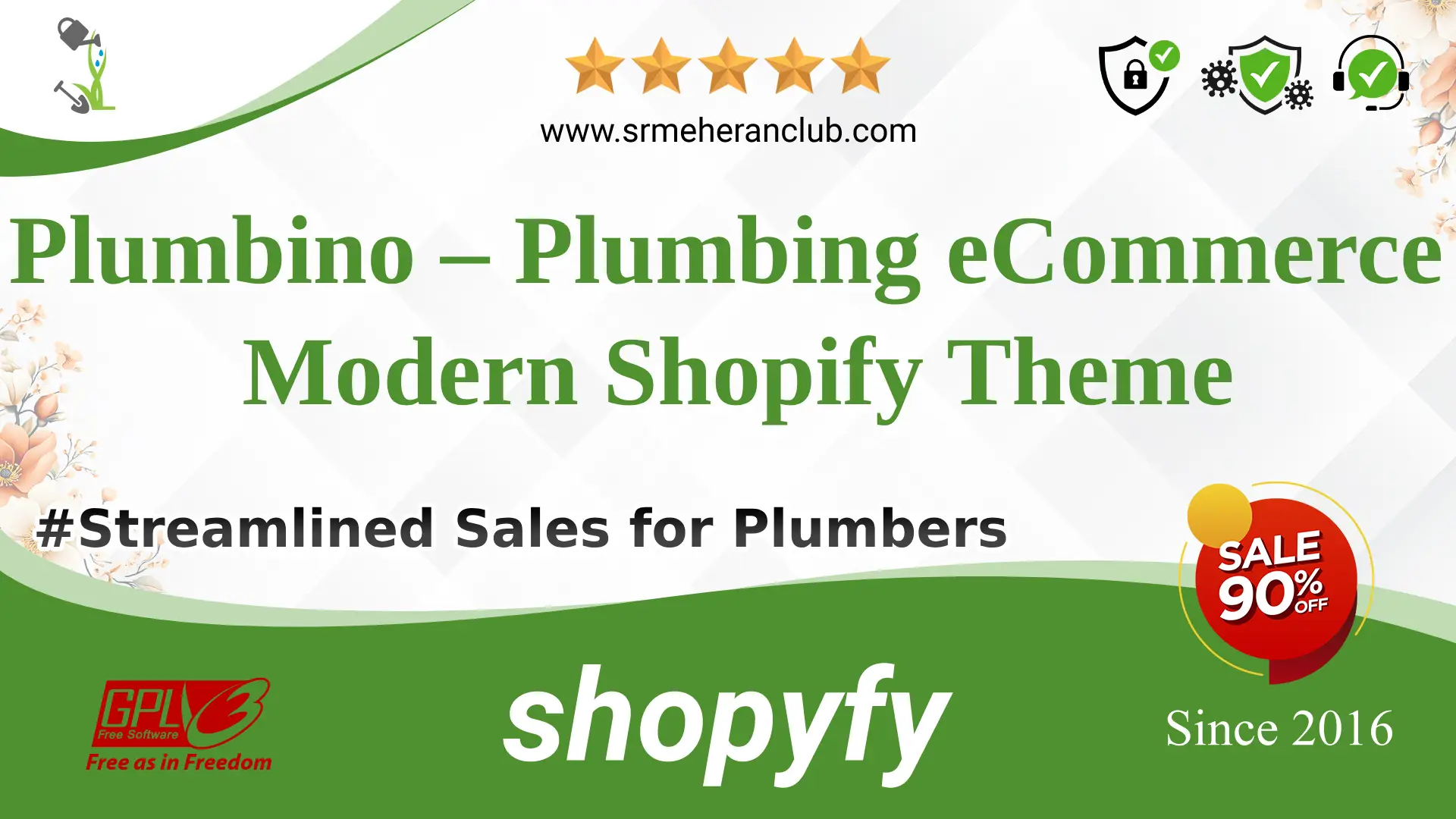 Plumbino – Plumbing eCommerce Modern Shopify Theme — Theme by Templatemonster
