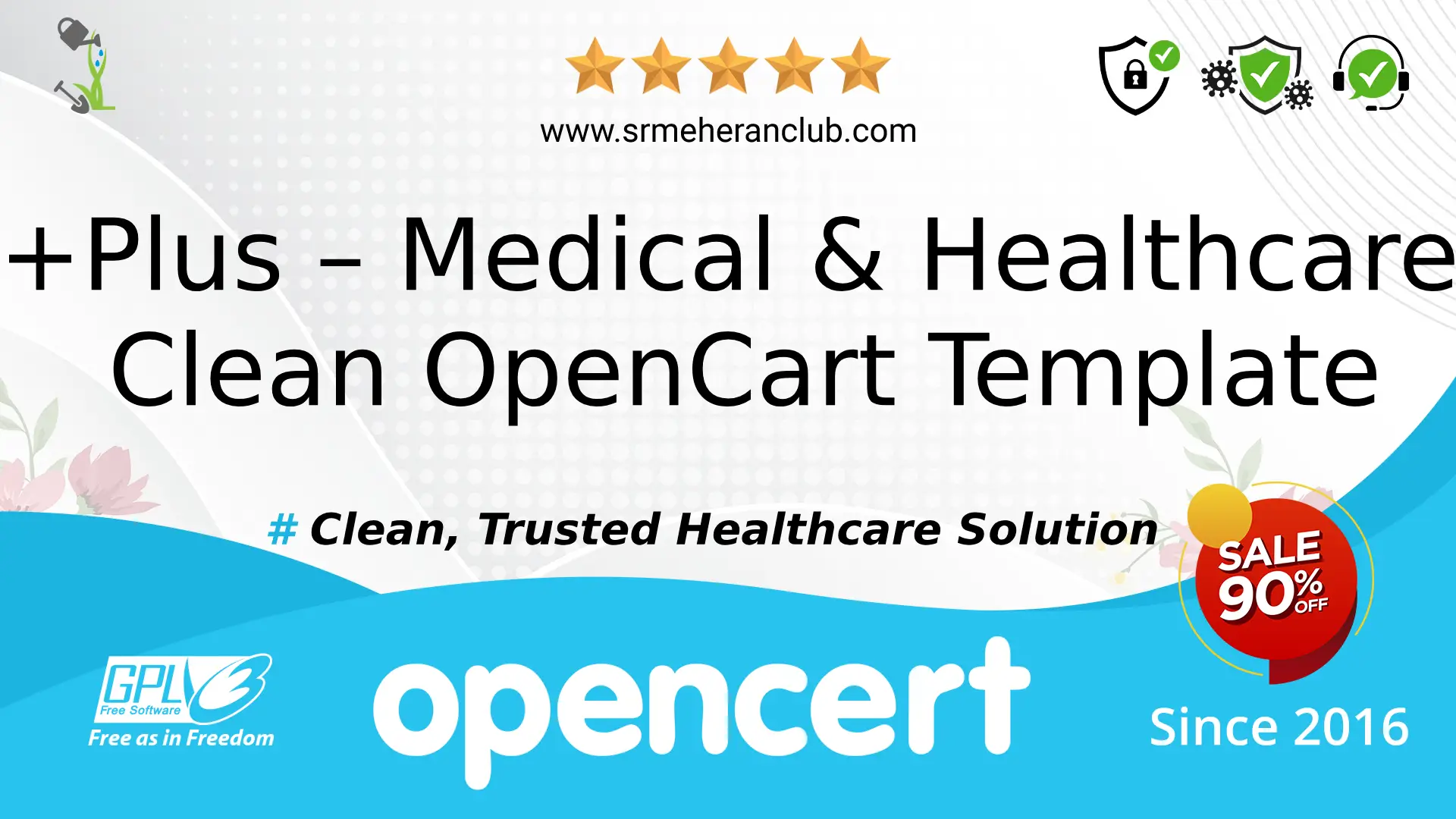 +Plus – Medical & Healthcare Clean OpenCart Template — Template by Templatemonster