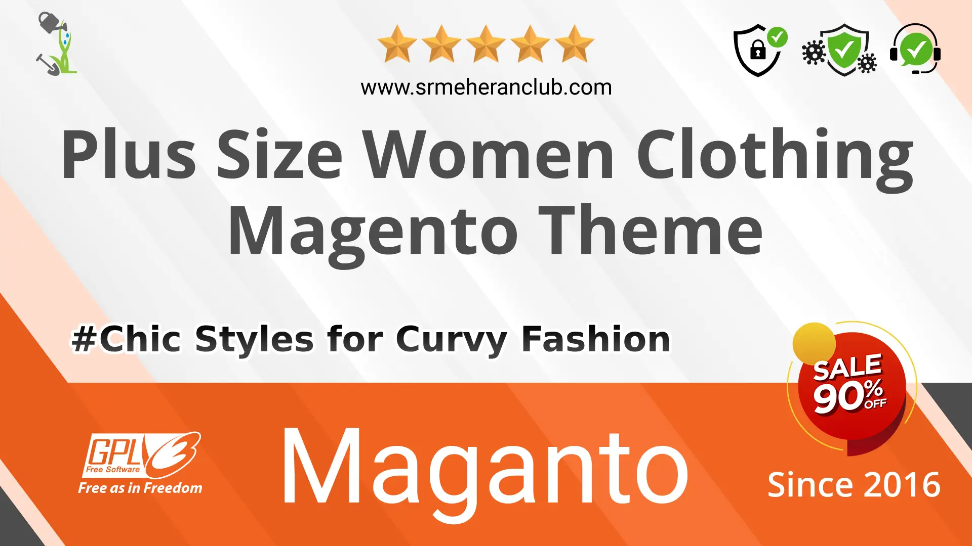 Plus Size Women Clothing Magento Theme — Theme by Templatemonster