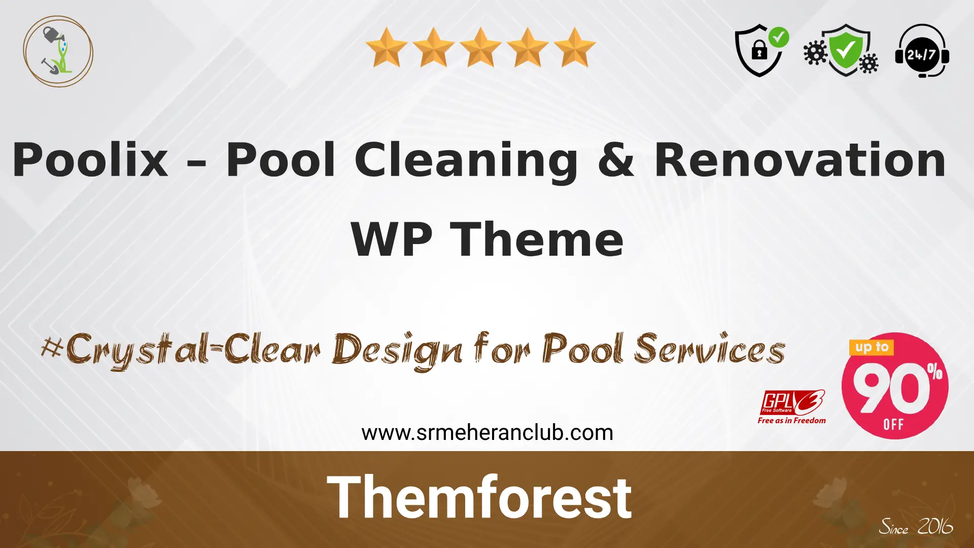 Poolix – Pool Cleaning & Renovation WP Theme — Theme by Themeforest