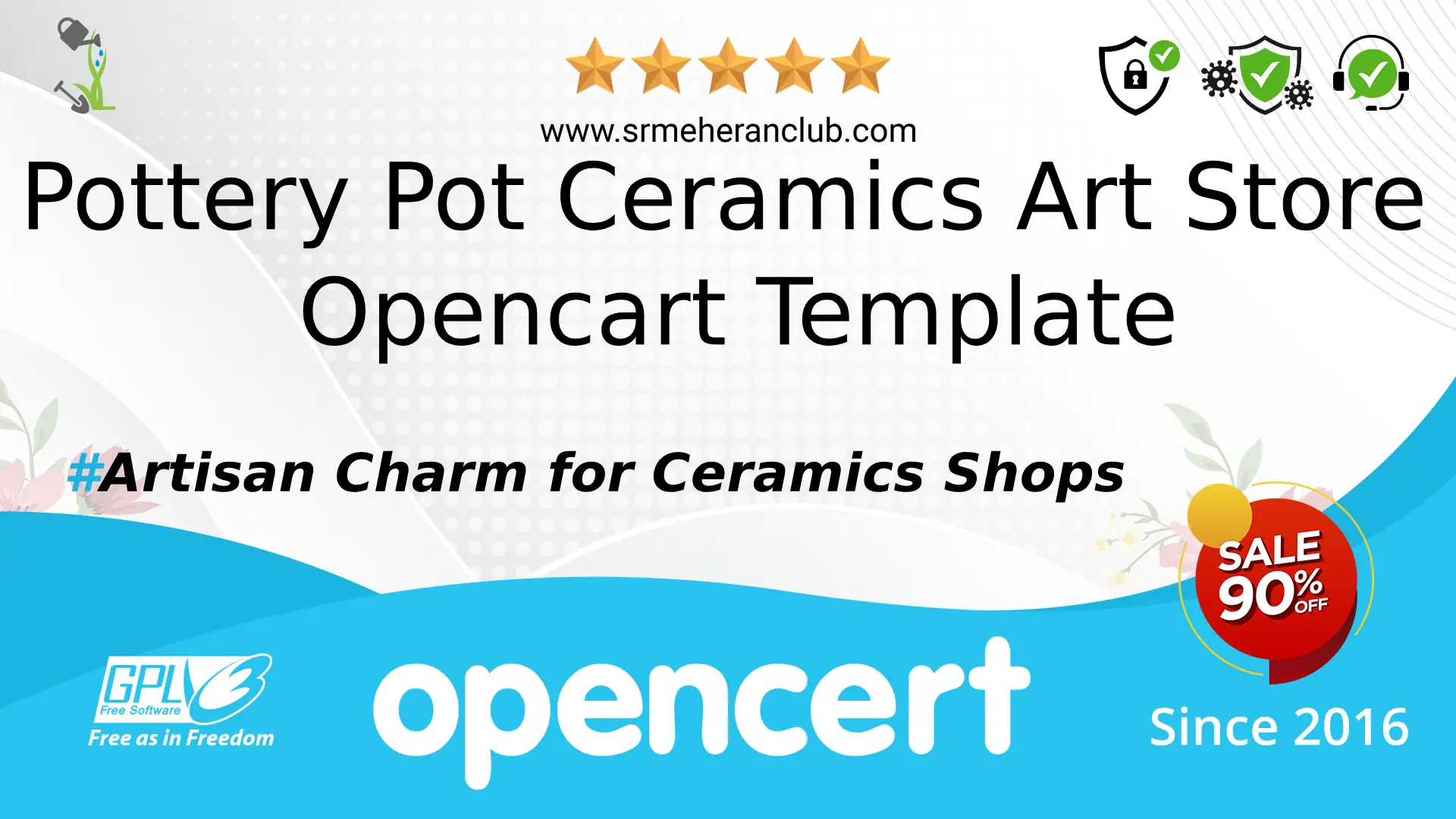 Pottery Pot Ceramics Art Store Opencart Template — Template by Templatemonster