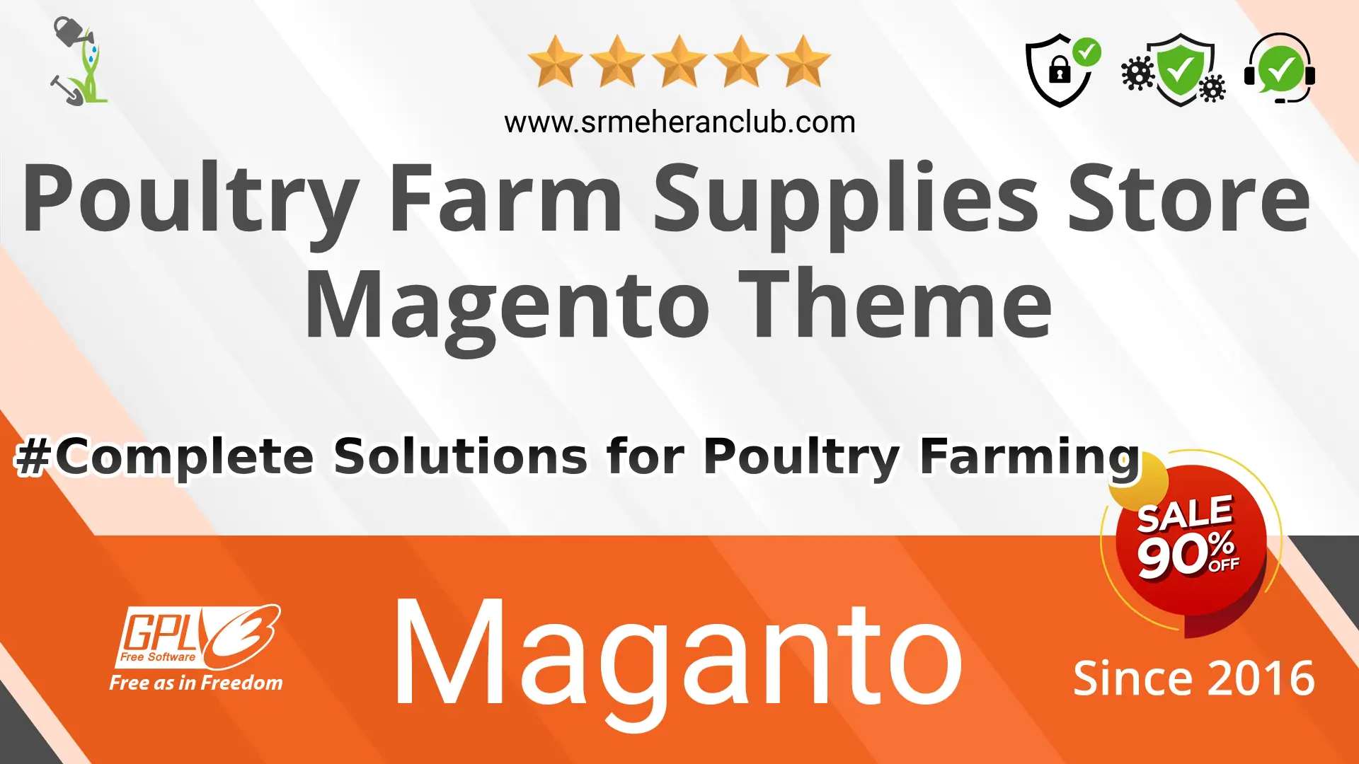 Poultry Farm Supplies Store Magento Theme — Theme by Templatemonster