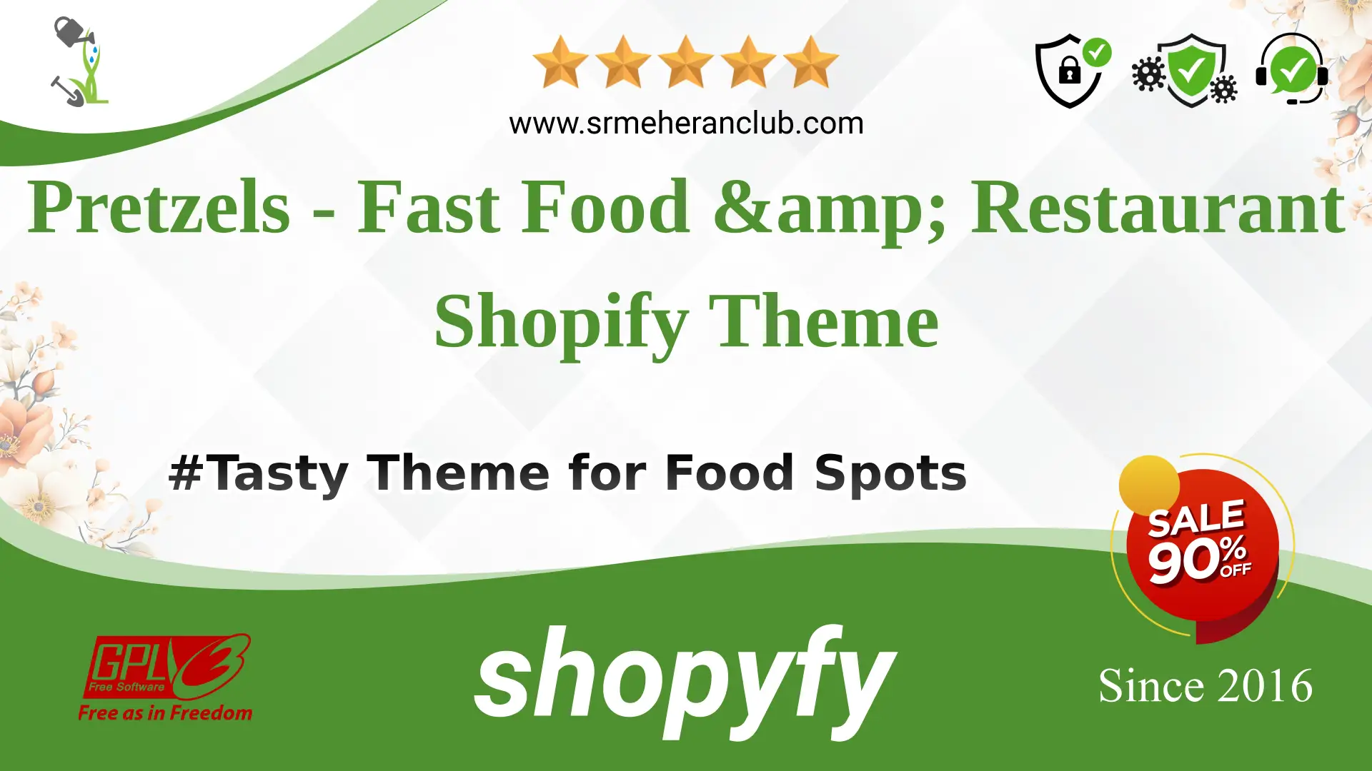 Pretzels – Fast Food & Restaurant Shopify Theme