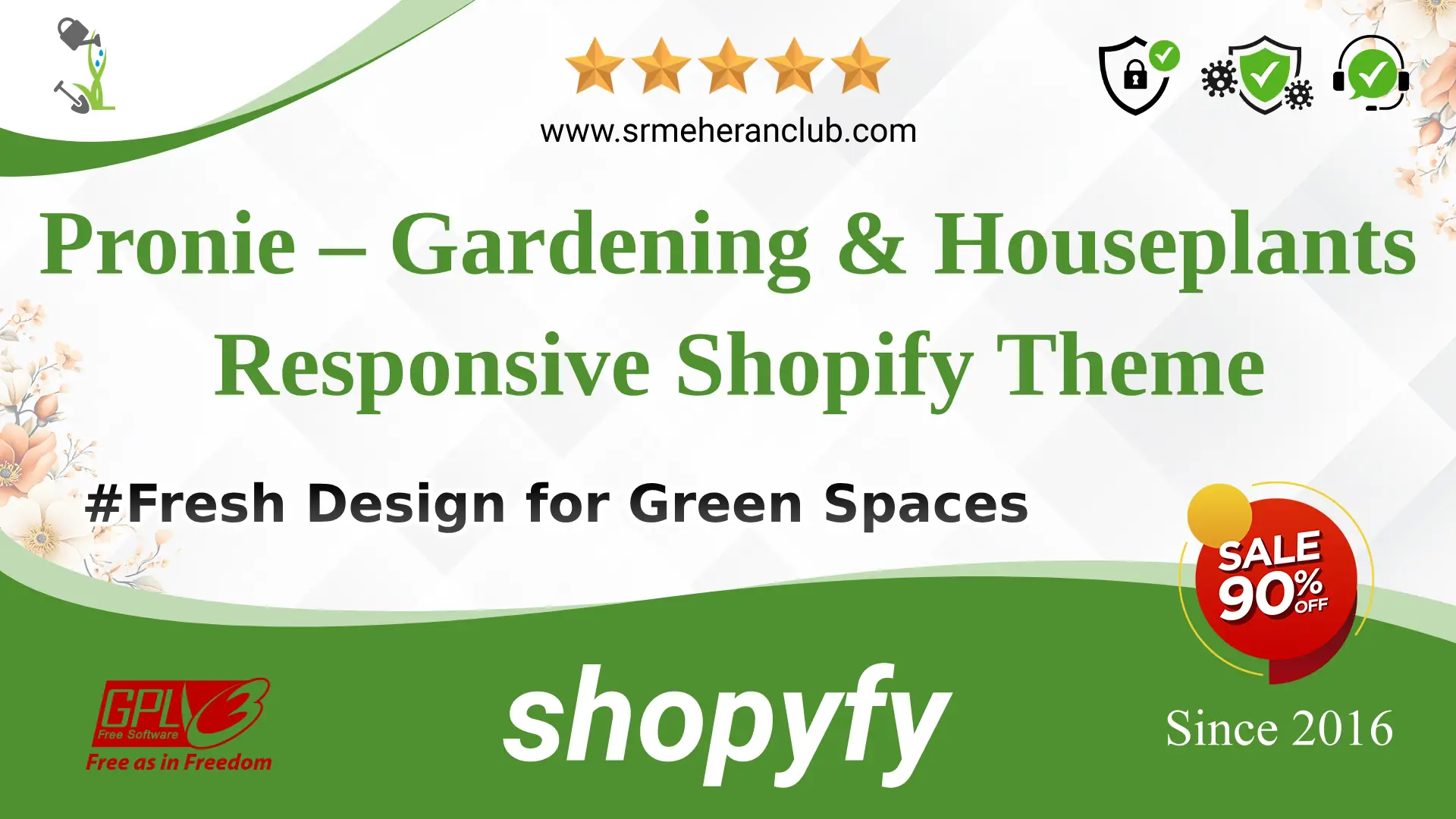 Pronie – Gardening & Houseplants Responsive Shopify Theme — Theme by Templatemonster