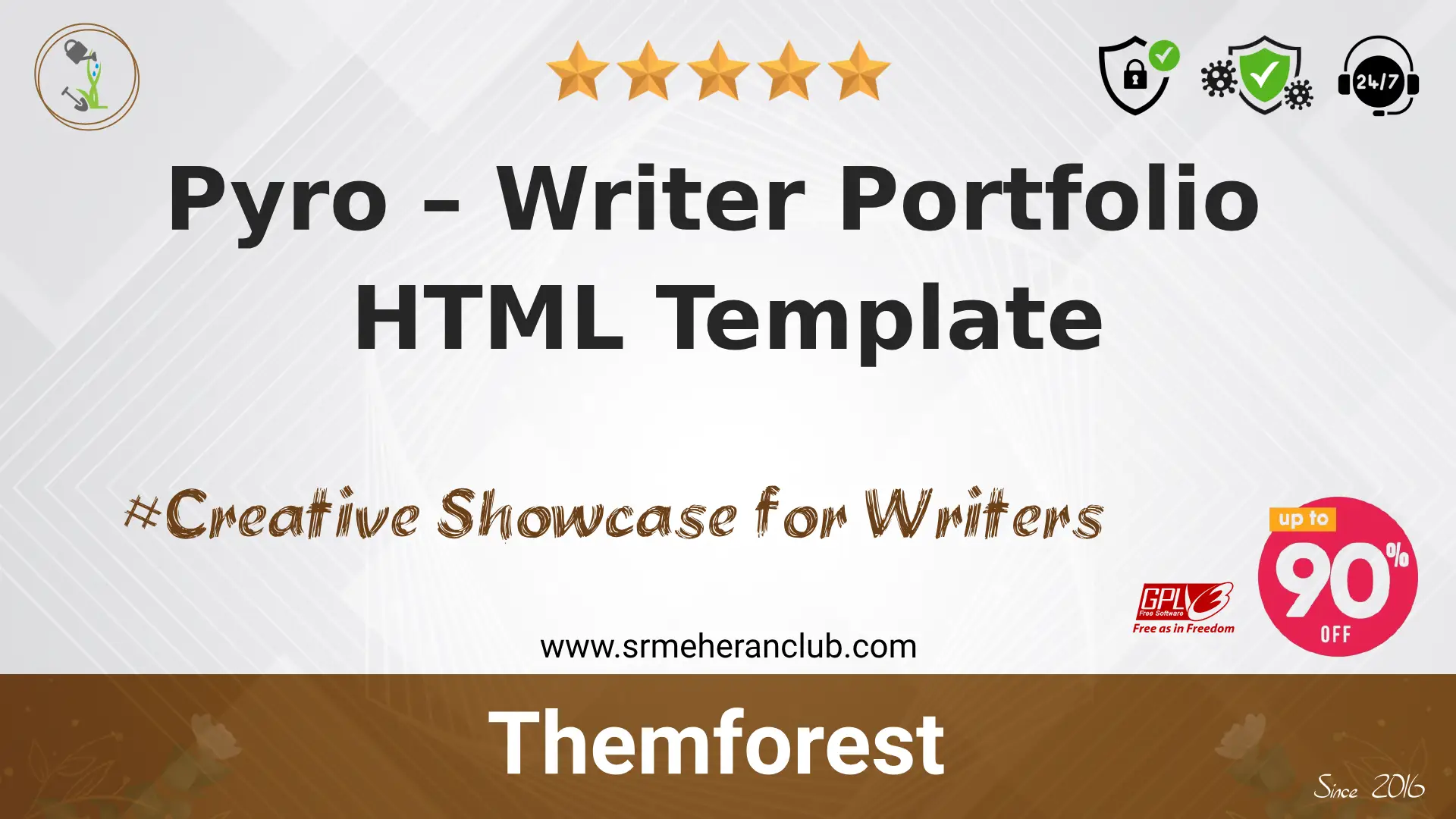 Pyro – Writer Portfolio HTML Template — Template by Themeforest