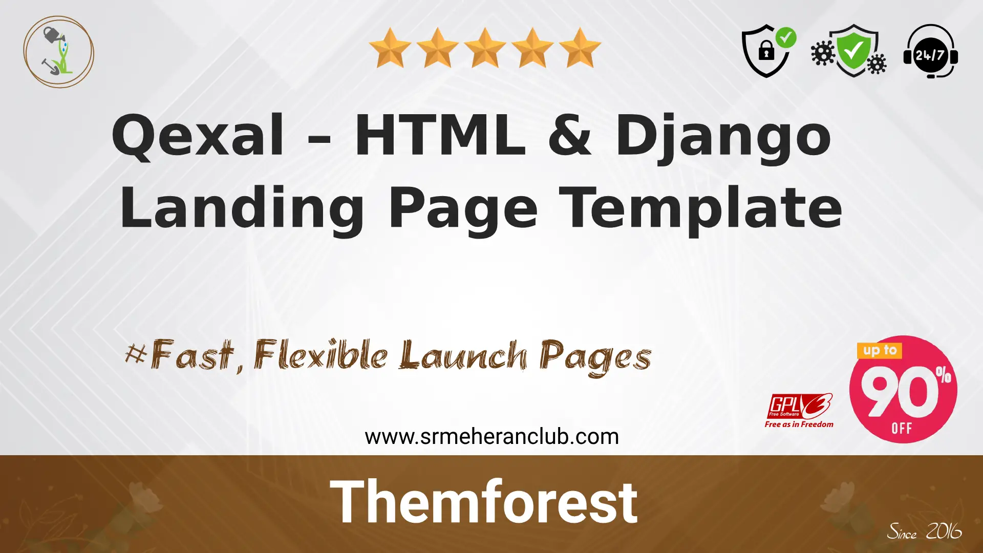 Qexal – HTML & Django Landing Page Template — Template by Themeforest