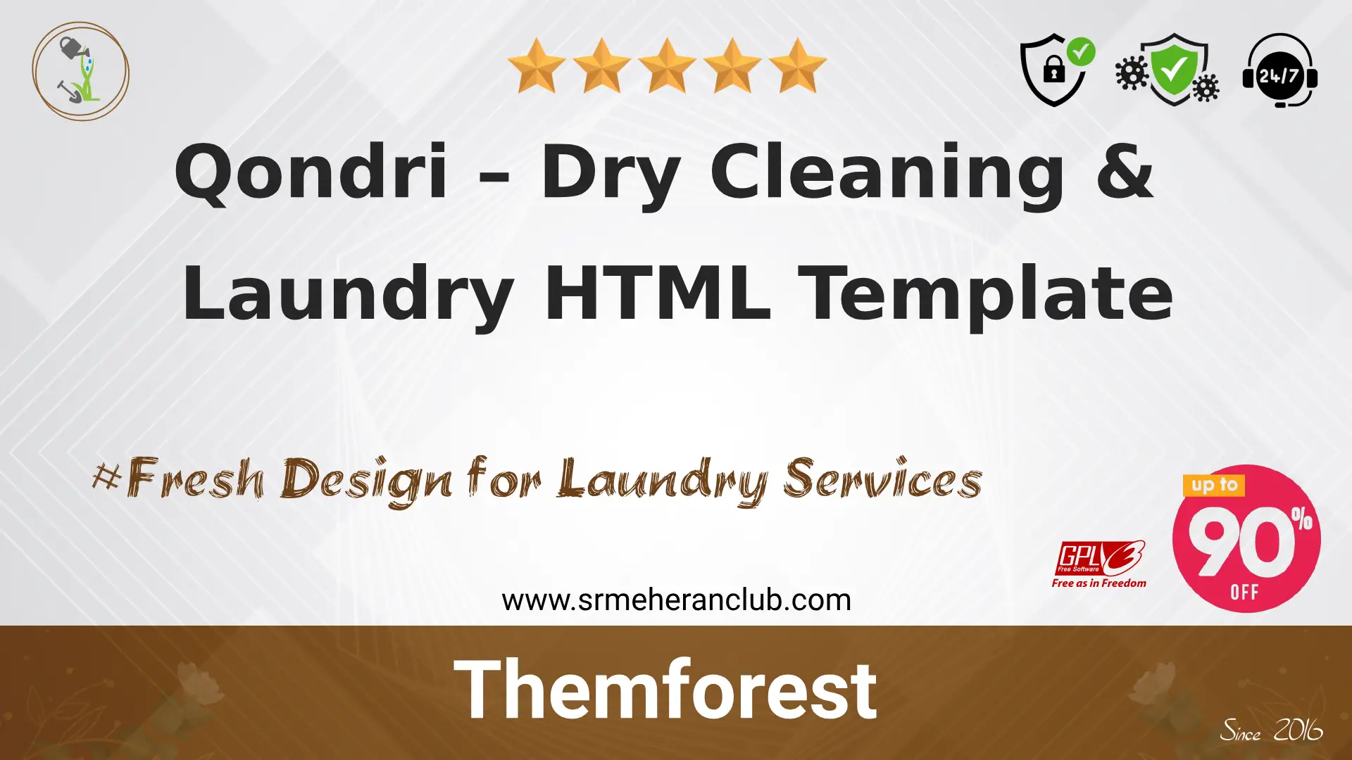 Qondri – Dry Cleaning & Laundry HTML Template — Template by Themeforest