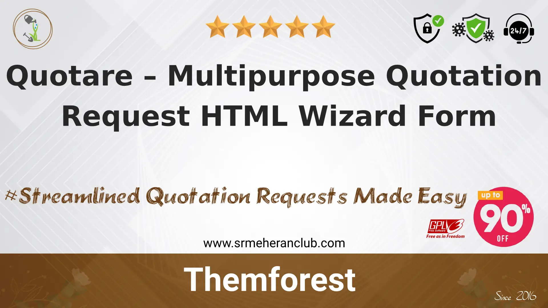 Quotare – Multipurpose Quotation Request HTML Wizard Form — Template by Themeforest