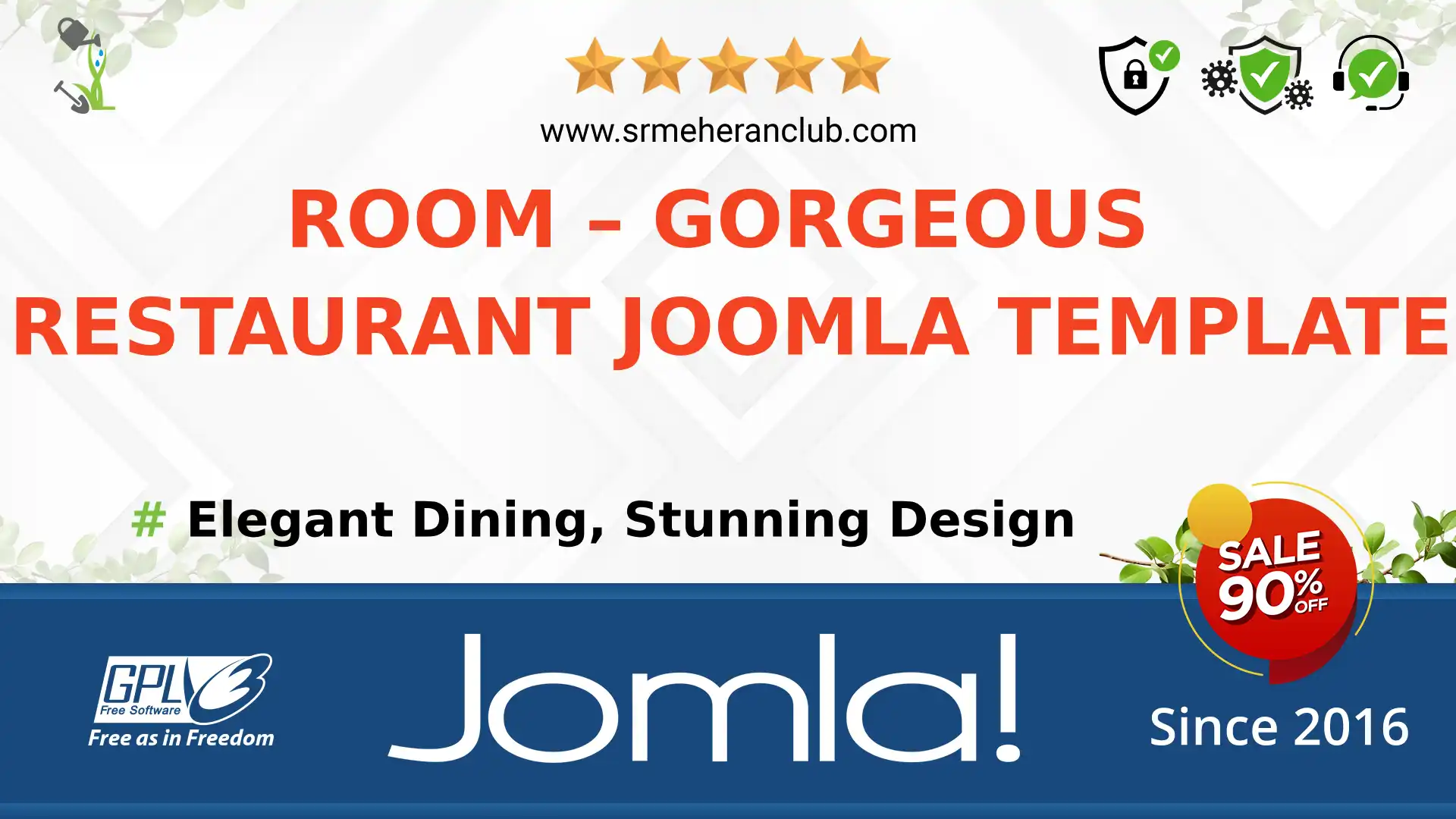 ROOM – Gorgeous Restaurant Joomla Template — Theme by Templatemonster