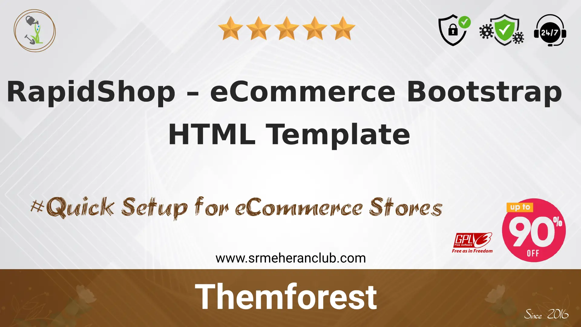 RapidShop – eCommerce Bootstrap HTML Template